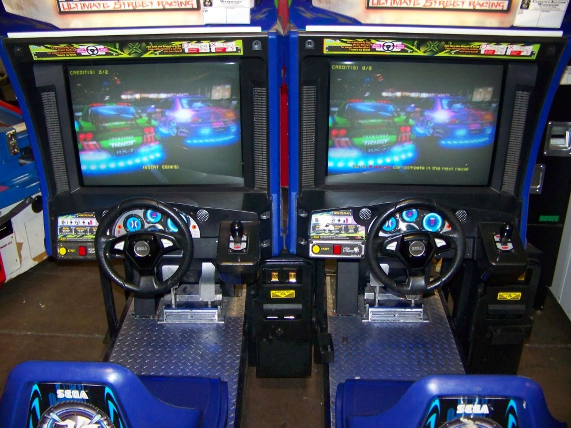 R-TUNED LINKED RACING ARCADE GAME SEGA - Image 7 of 7