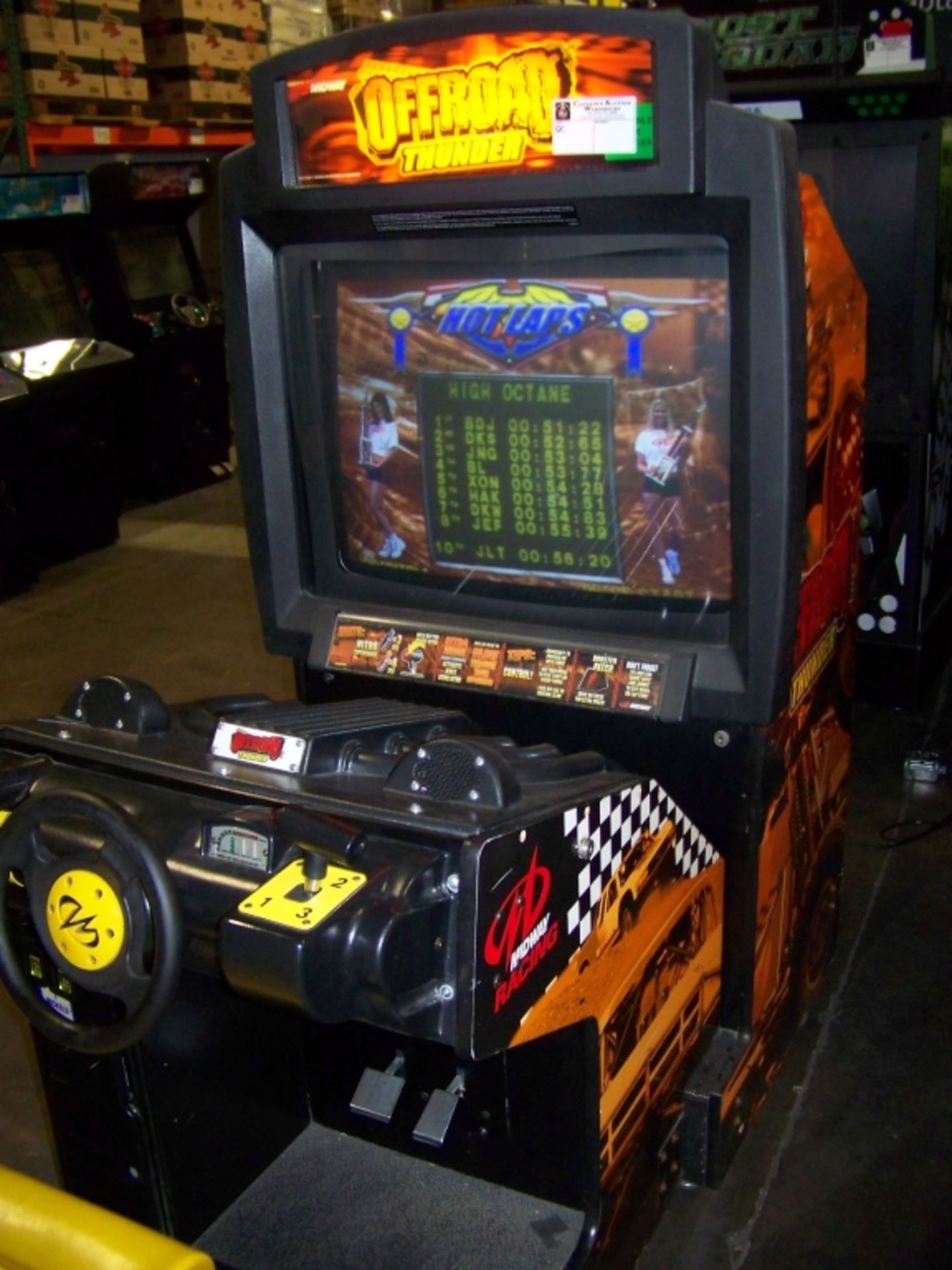 OFFROAD THUNDER 39" DELUXE RACING ARCADE GAME - Image 2 of 4