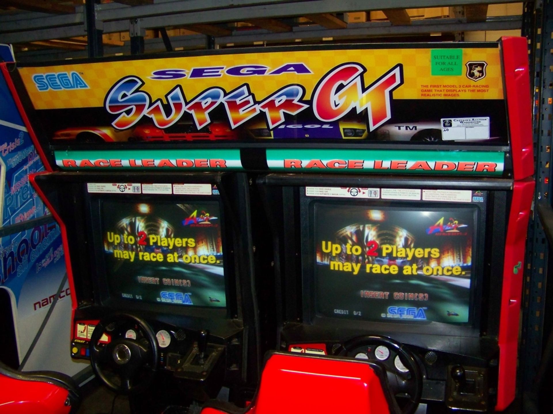 SUPER GT TWIN DRIVER RACING ARCADE GAME