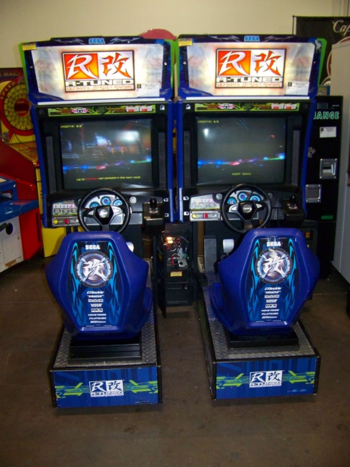 R-TUNED LINKED RACING ARCADE GAME SEGA - Image 4 of 7