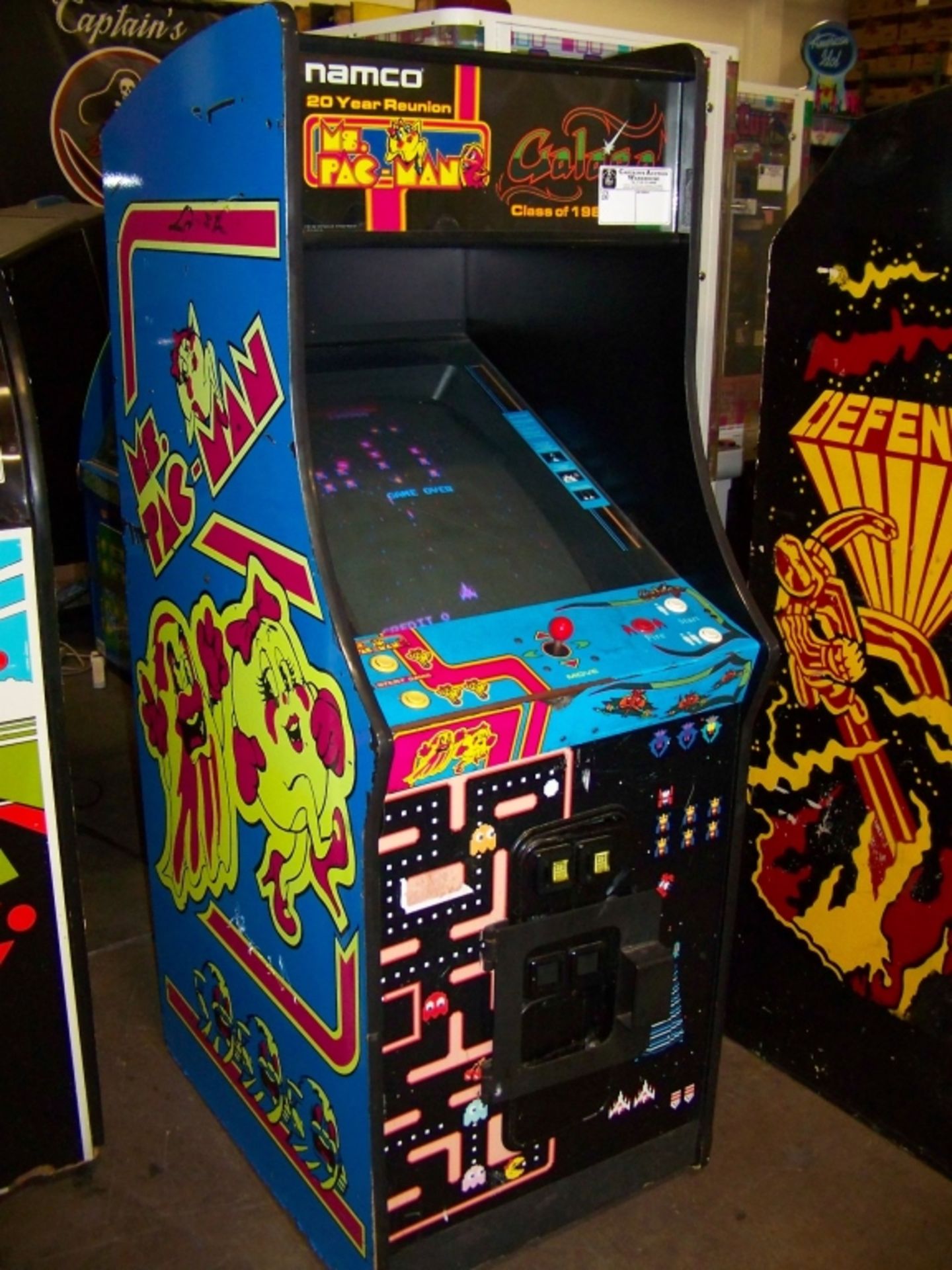 MS. PACMAN GALAGA CLASS OF 1981 ARCADE GAME - Image 4 of 5