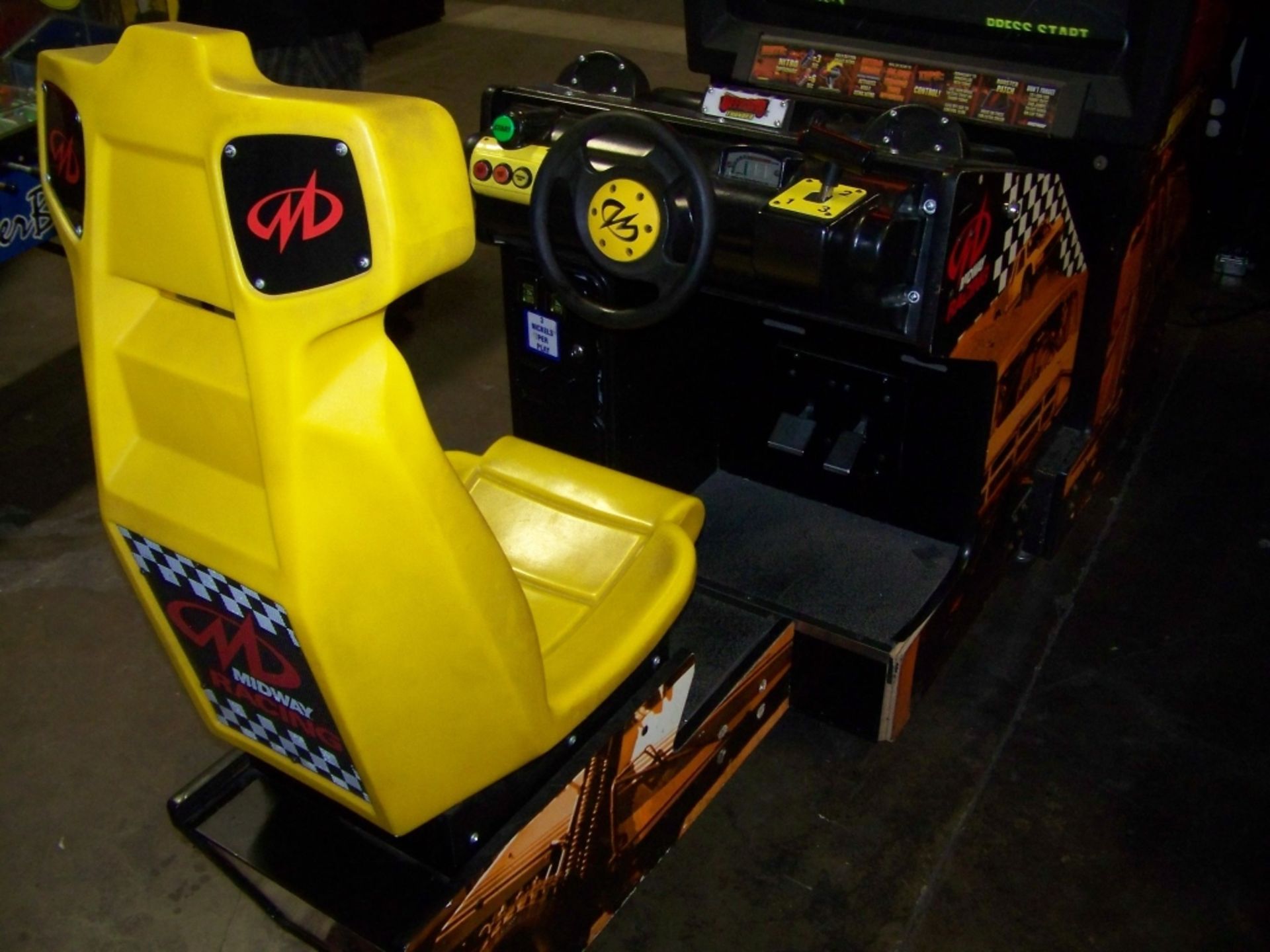 OFFROAD THUNDER 39" DELUXE RACING ARCADE GAME - Image 4 of 4