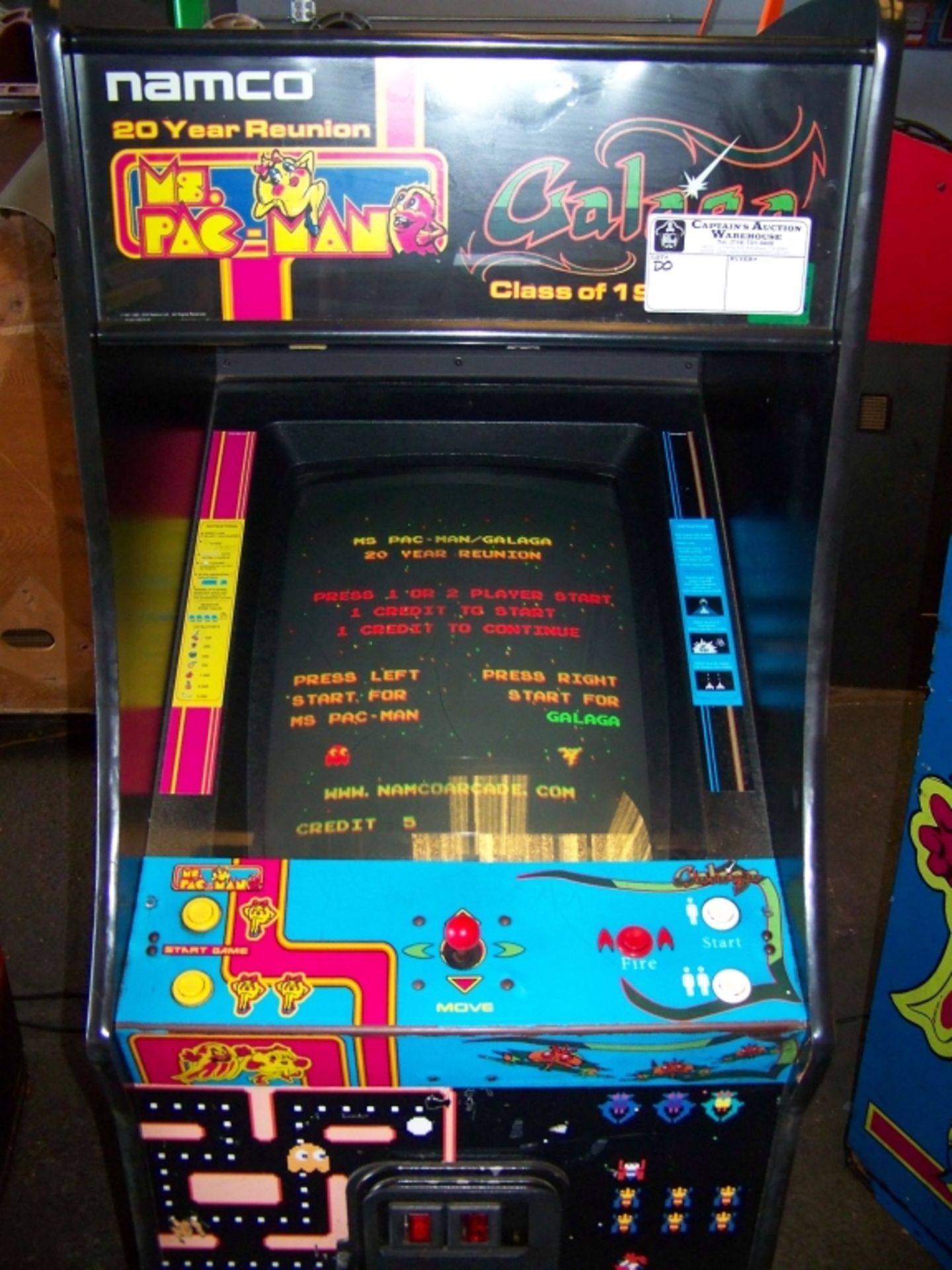 MS. PACMAN GALAGA CLASS OF 1981 ARCADE GAME - Image 4 of 4