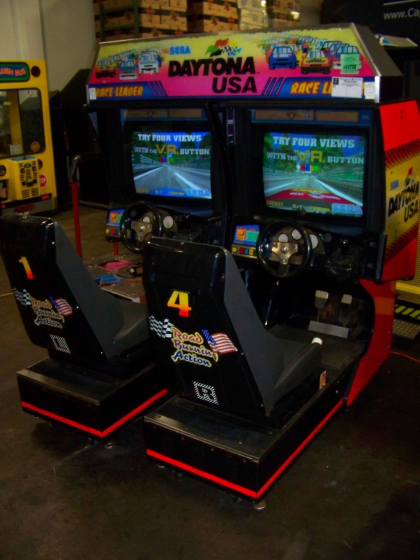 DAYTONA USA TWIN DRIVER ARCADE GAME SEGA