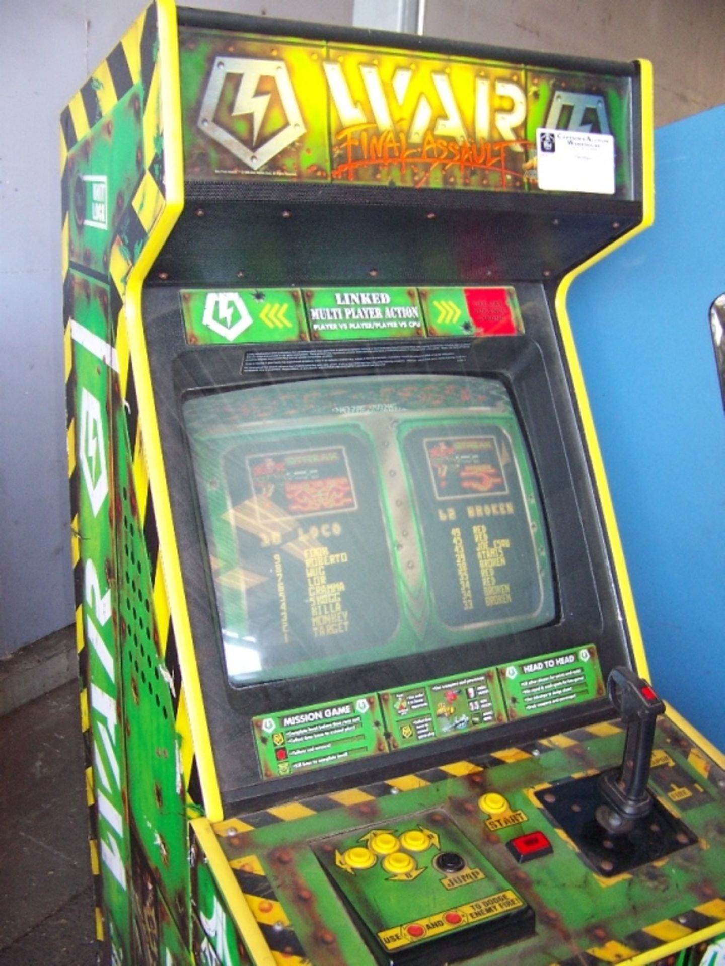 WAR FINAL ASSAULT MIDWAY ARCADE GAME - Image 4 of 6