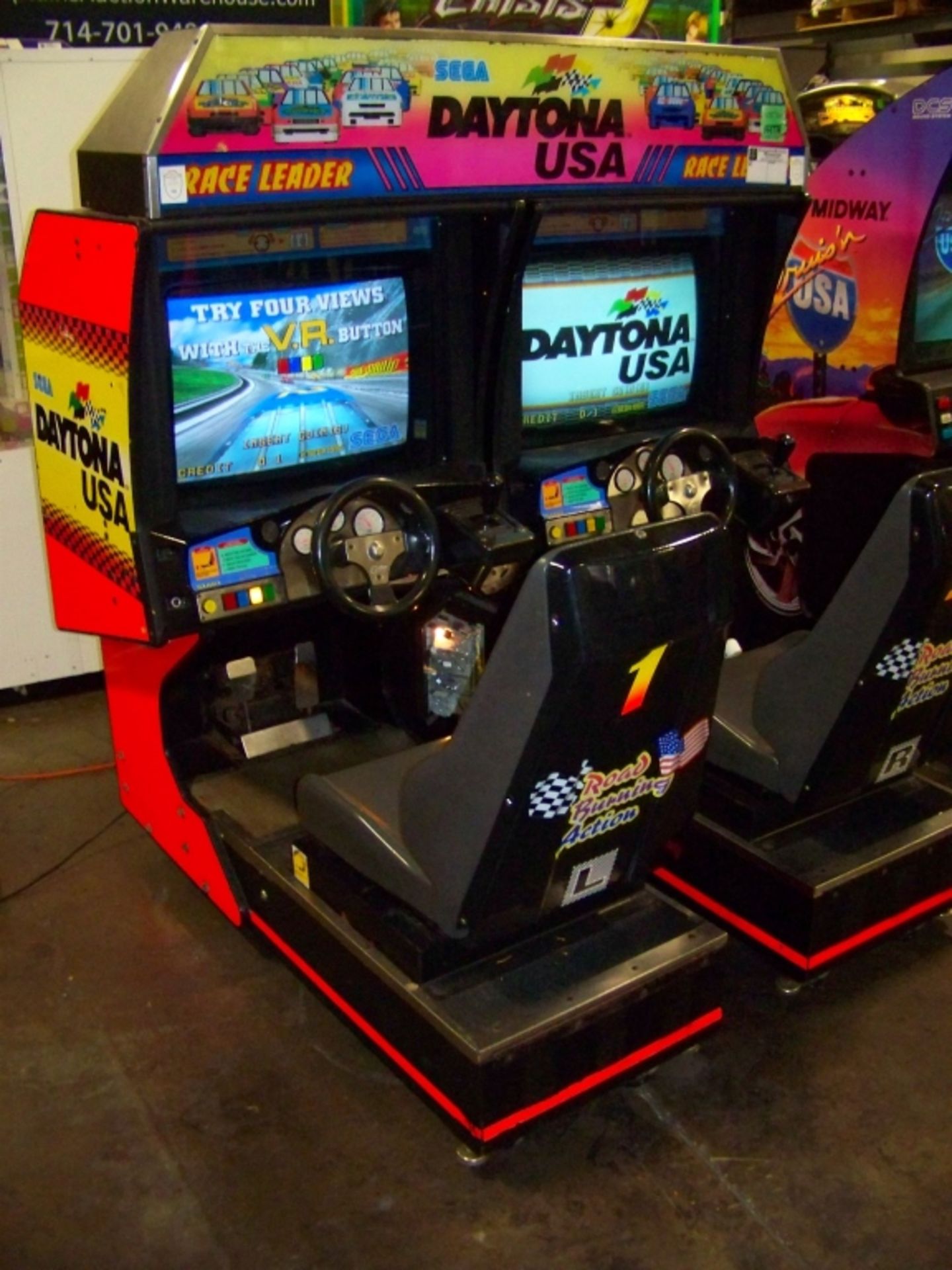 DAYTONA USA TWIN DRIVER ARCADE GAME SEGA - Image 5 of 6