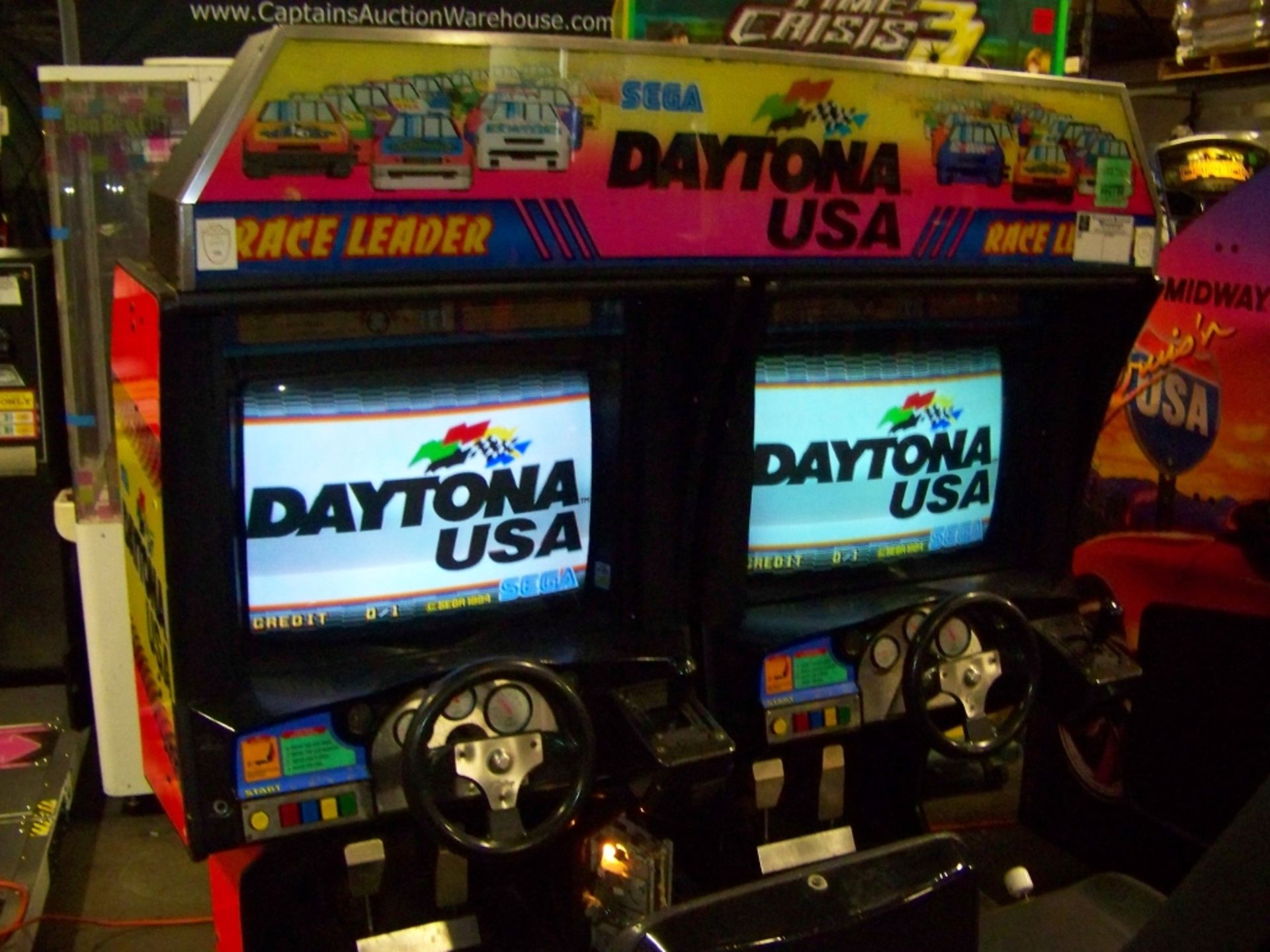 DAYTONA USA TWIN DRIVER ARCADE GAME SEGA - Image 6 of 6