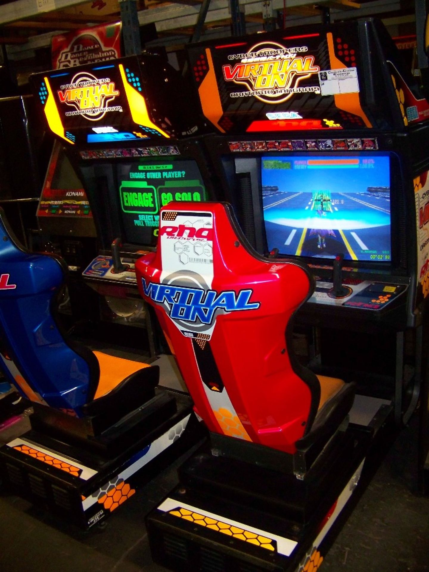 VIRTUAL ON CYBER TROOPERS TWIN ARCADE GAME SEGA