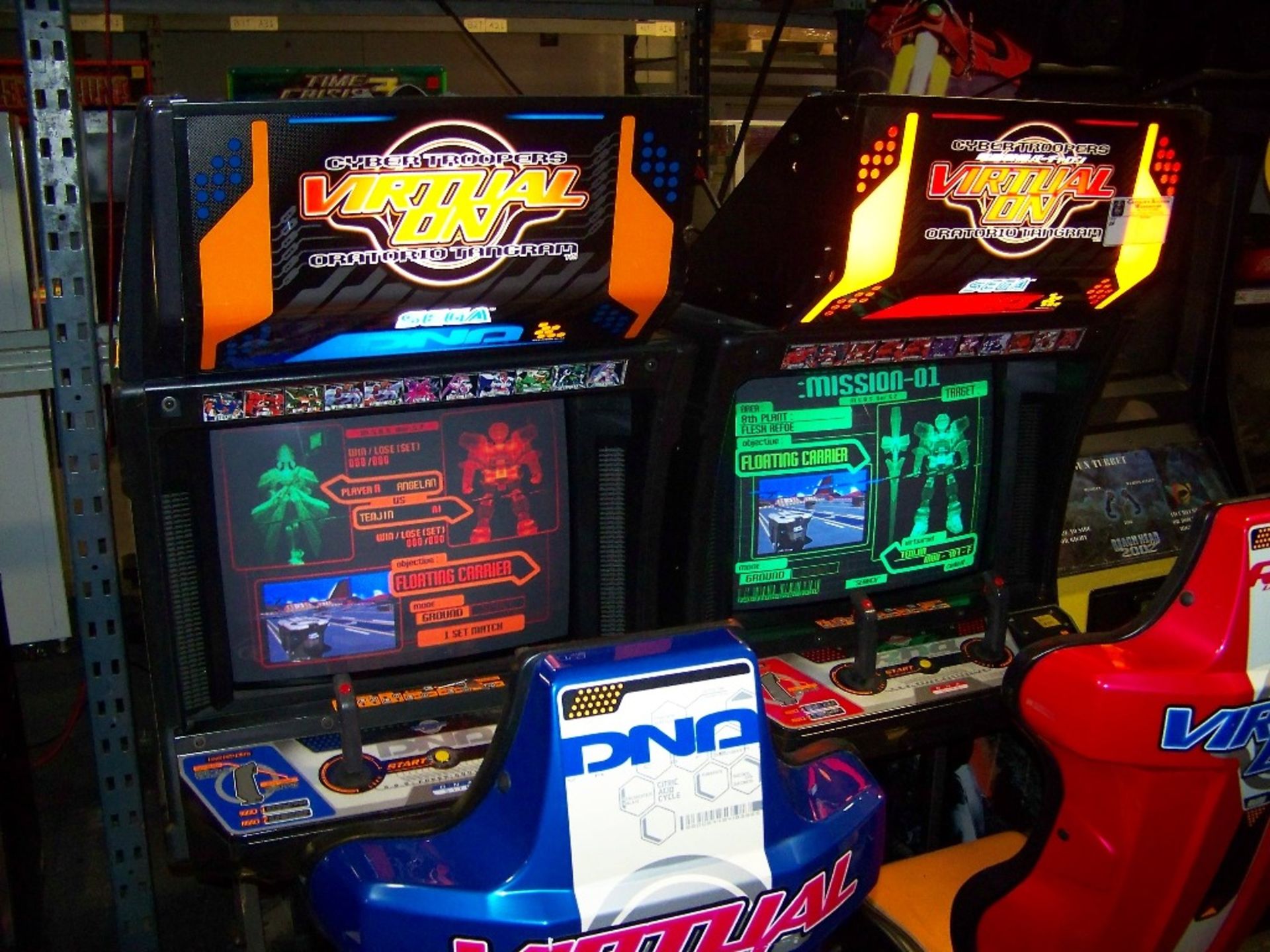 VIRTUAL ON CYBER TROOPERS TWIN ARCADE GAME SEGA - Image 2 of 13