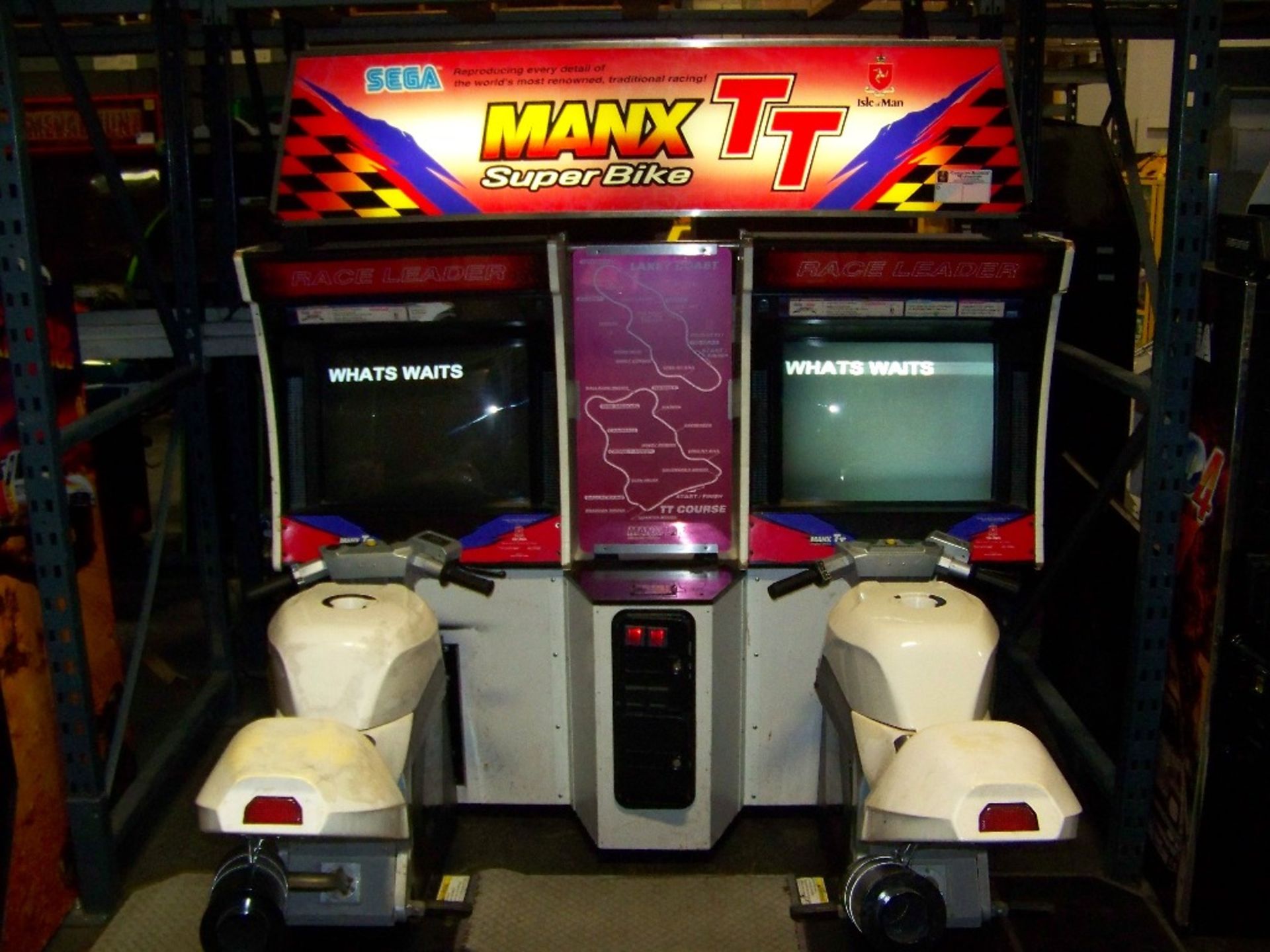 MANX TT SUPERBIKES TWIN RACER ARCADE GAME SEGA - Image 3 of 5