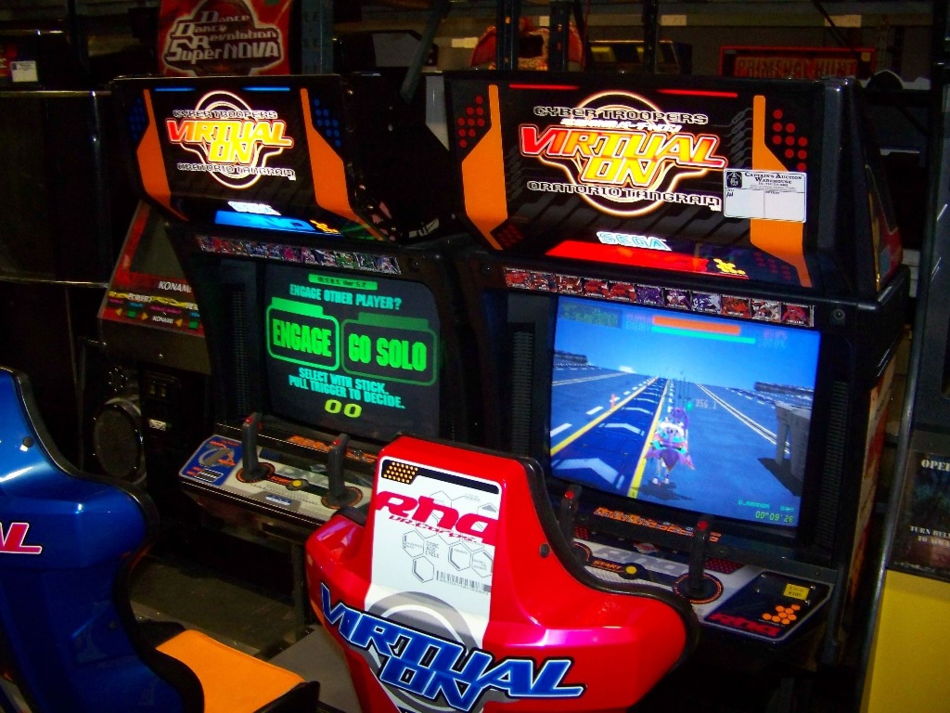 VIRTUAL ON CYBER TROOPERS TWIN ARCADE GAME SEGA - Image 4 of 13