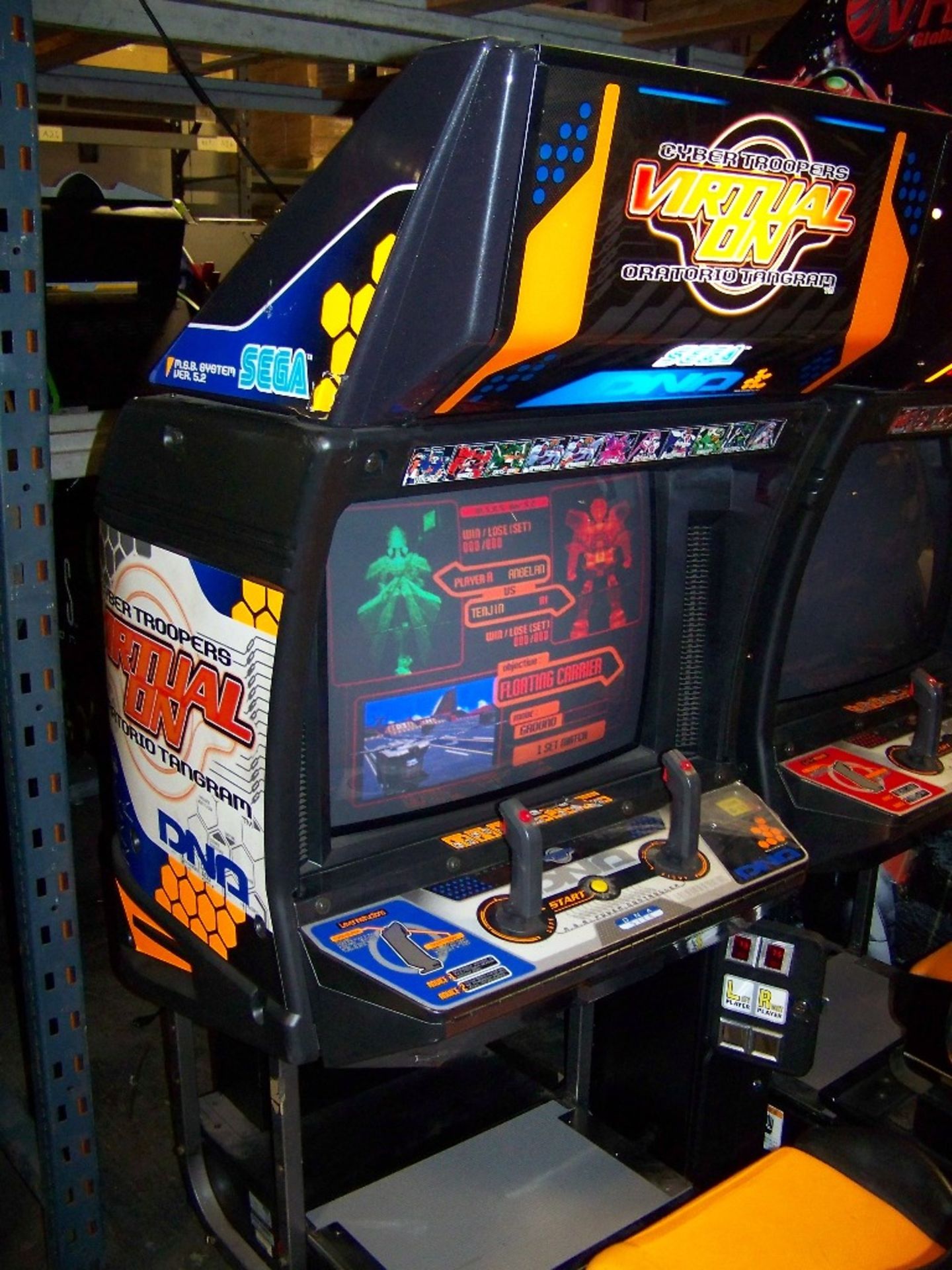 VIRTUAL ON CYBER TROOPERS TWIN ARCADE GAME SEGA - Image 9 of 13