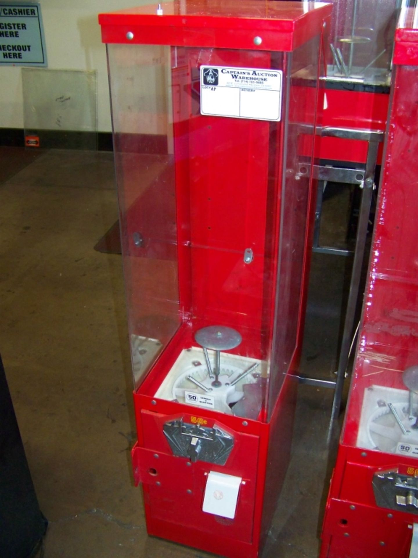 2" CAPSULE VENDING MACHINE UPRIGHT