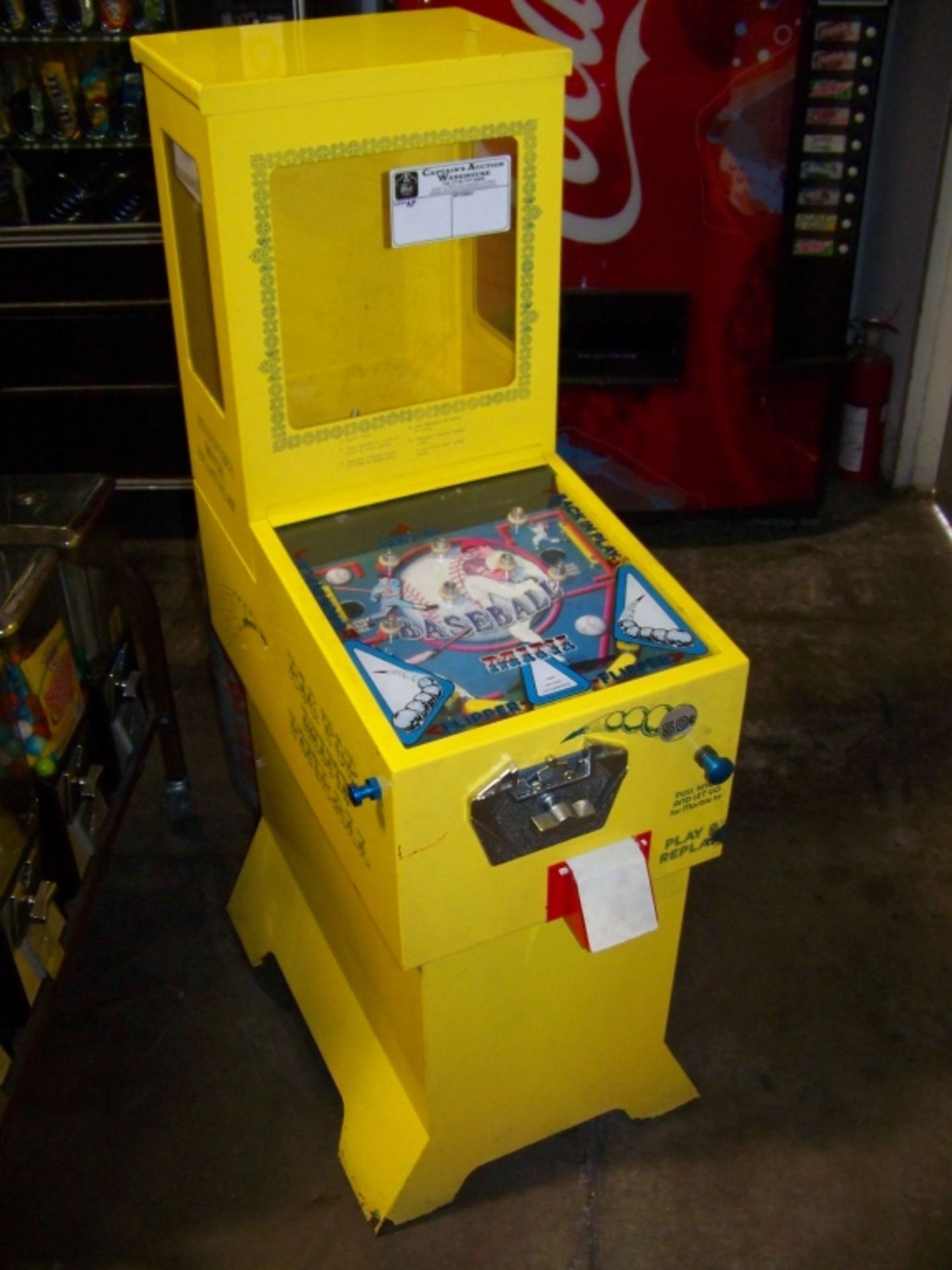 BIG TOP MINI PINBALL BULK VENDING GAME