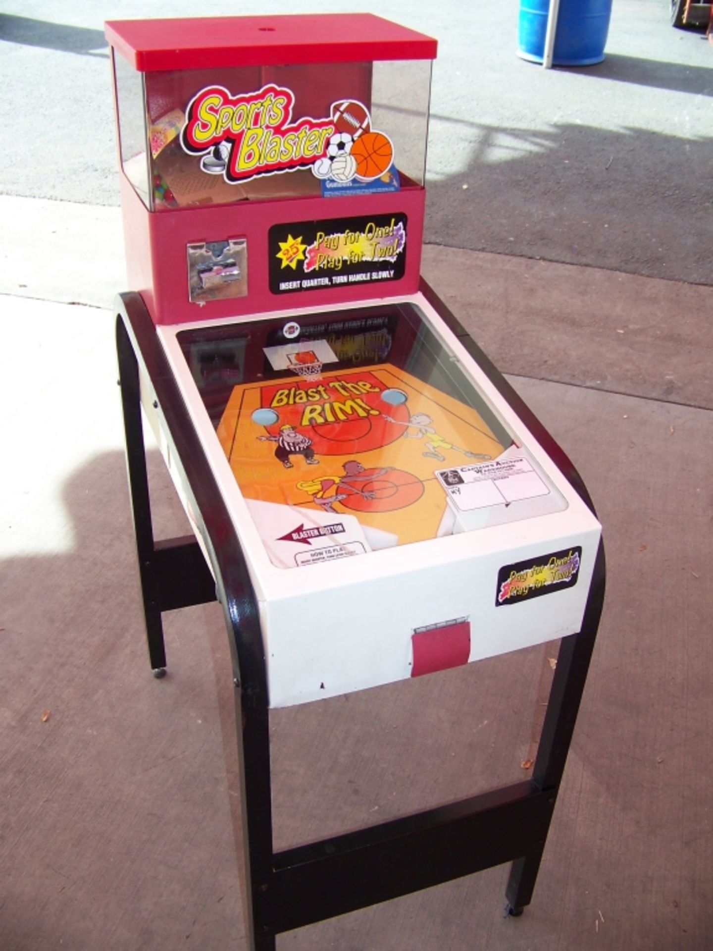 SPORTS BLASTER GUMBALL PINBALL GAME