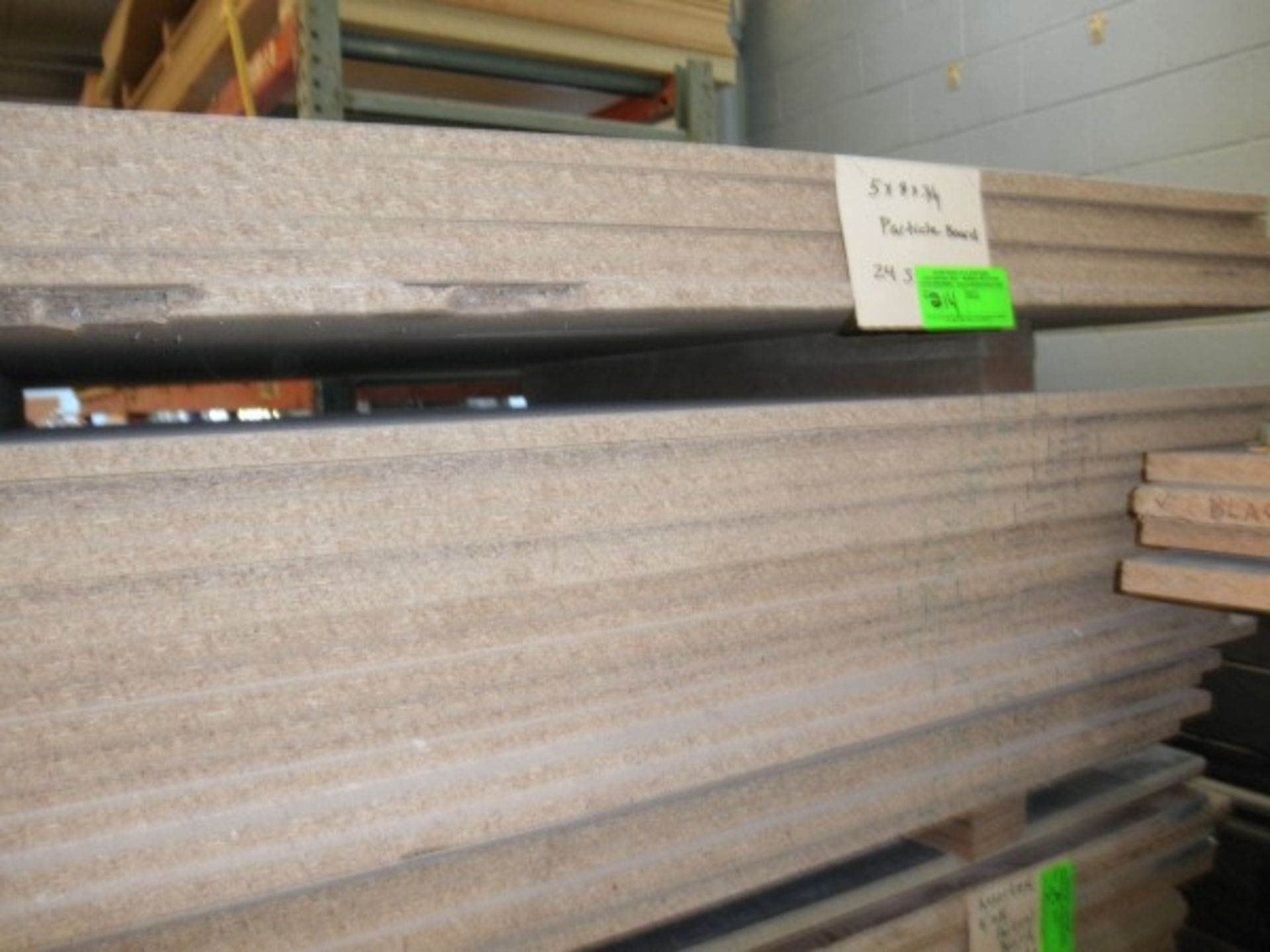 24 5x8x3/4" PARTICLE BOARD