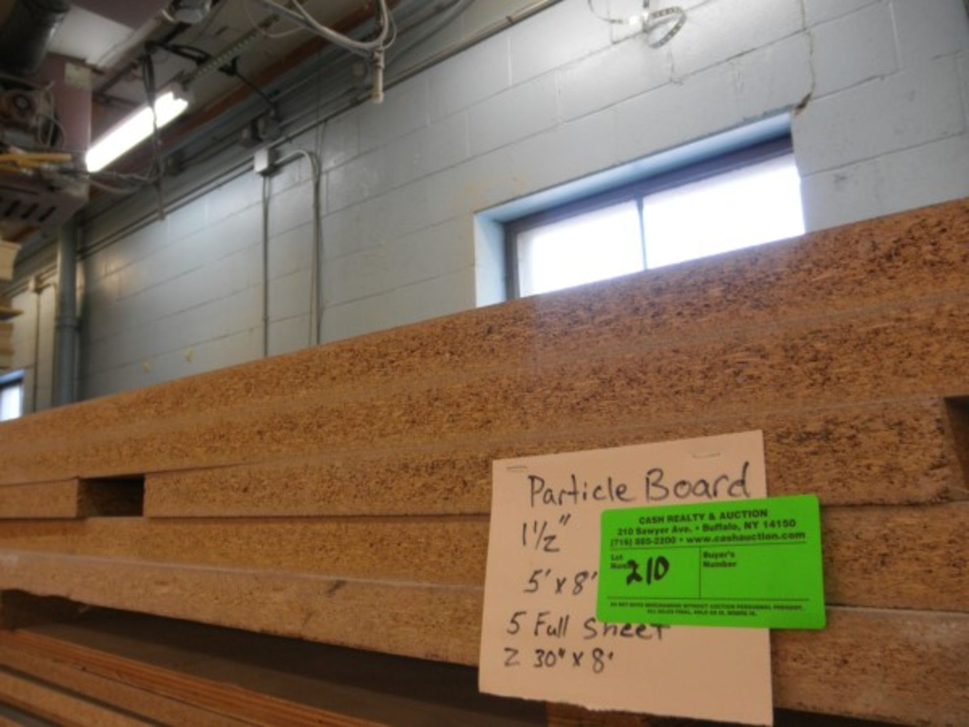 5 1 1/2" THICK 5X8 PARTICLE BOARD