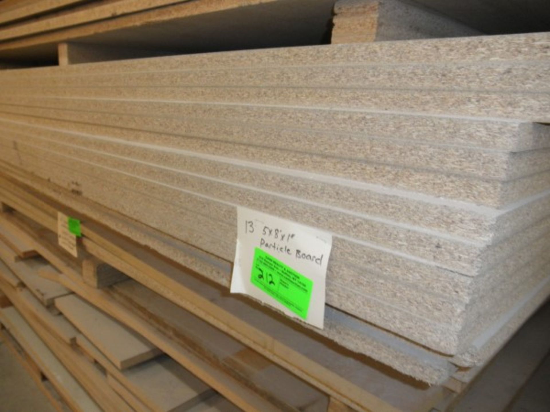 13 5X8X1" PARTICLE BOARD