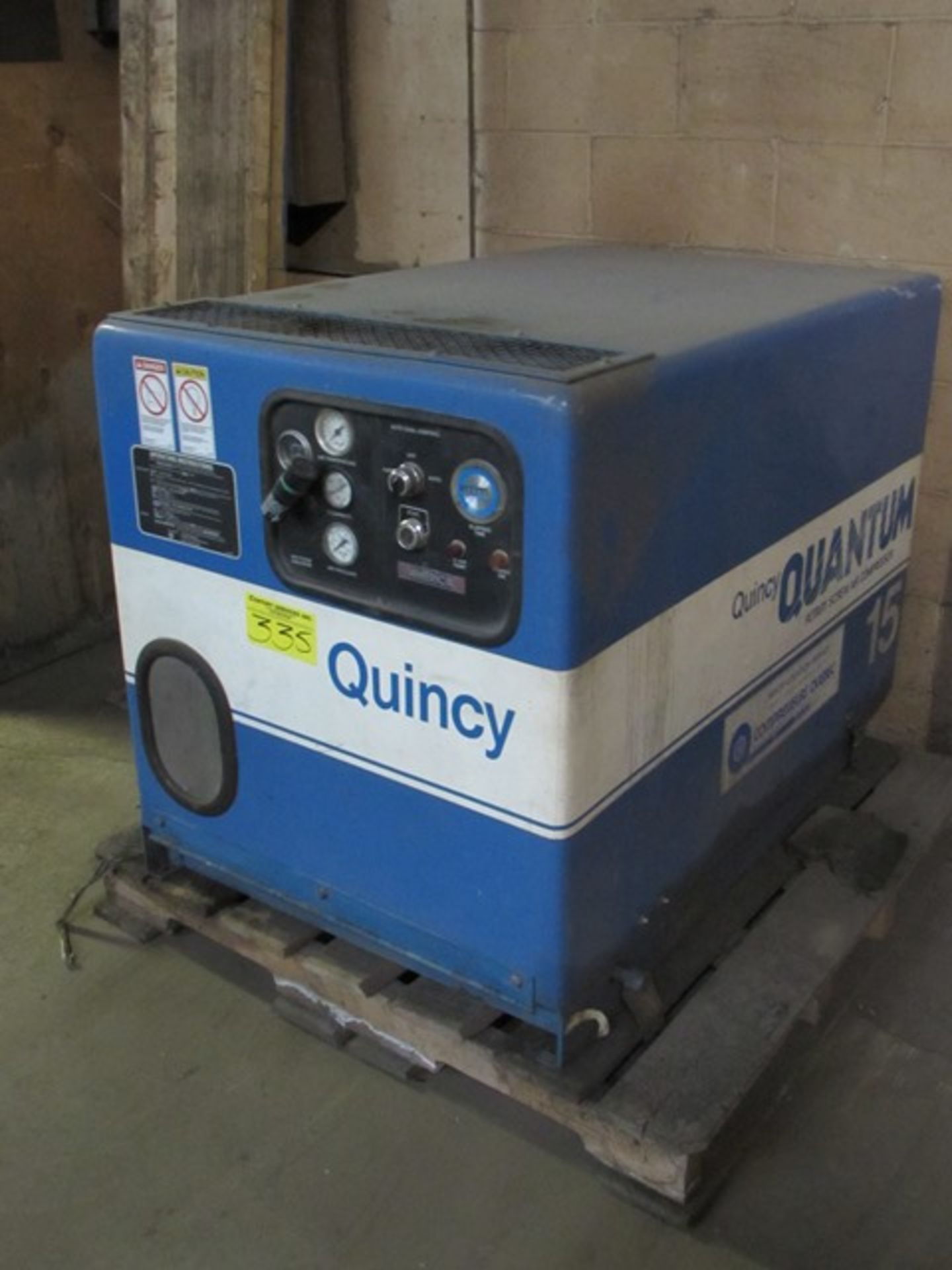 Quincy rotary screw air compressor