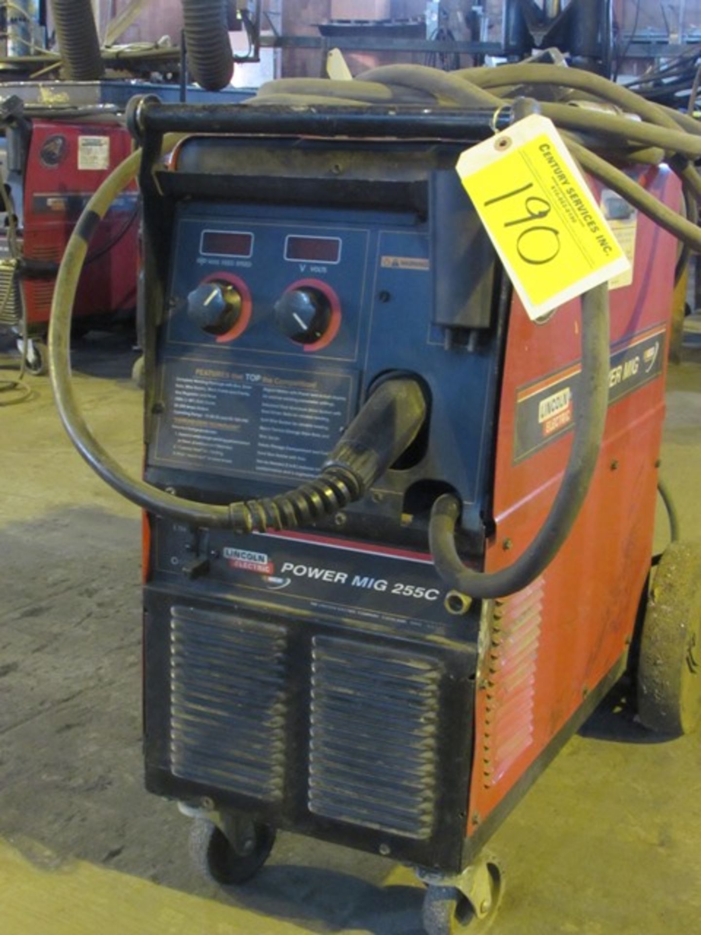 Lincoln Electric Power Mig 225C mig welder S/N - U1050701876