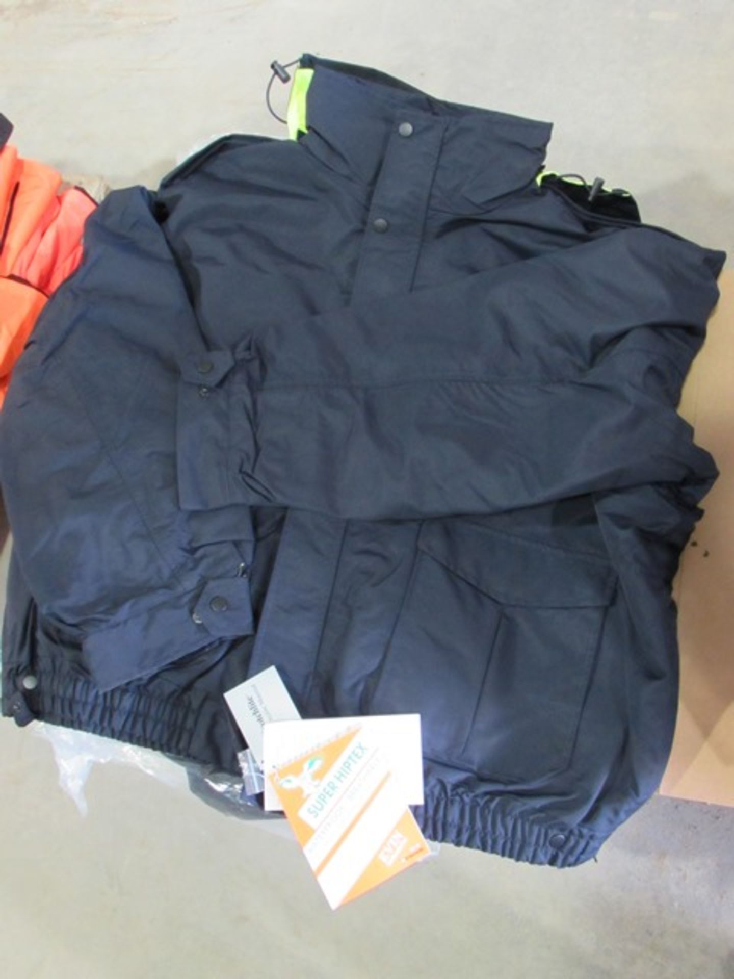 Lot brand new reversible work jackets c/w hi-vis inner, thinsulate, 3M reflective striping (approx