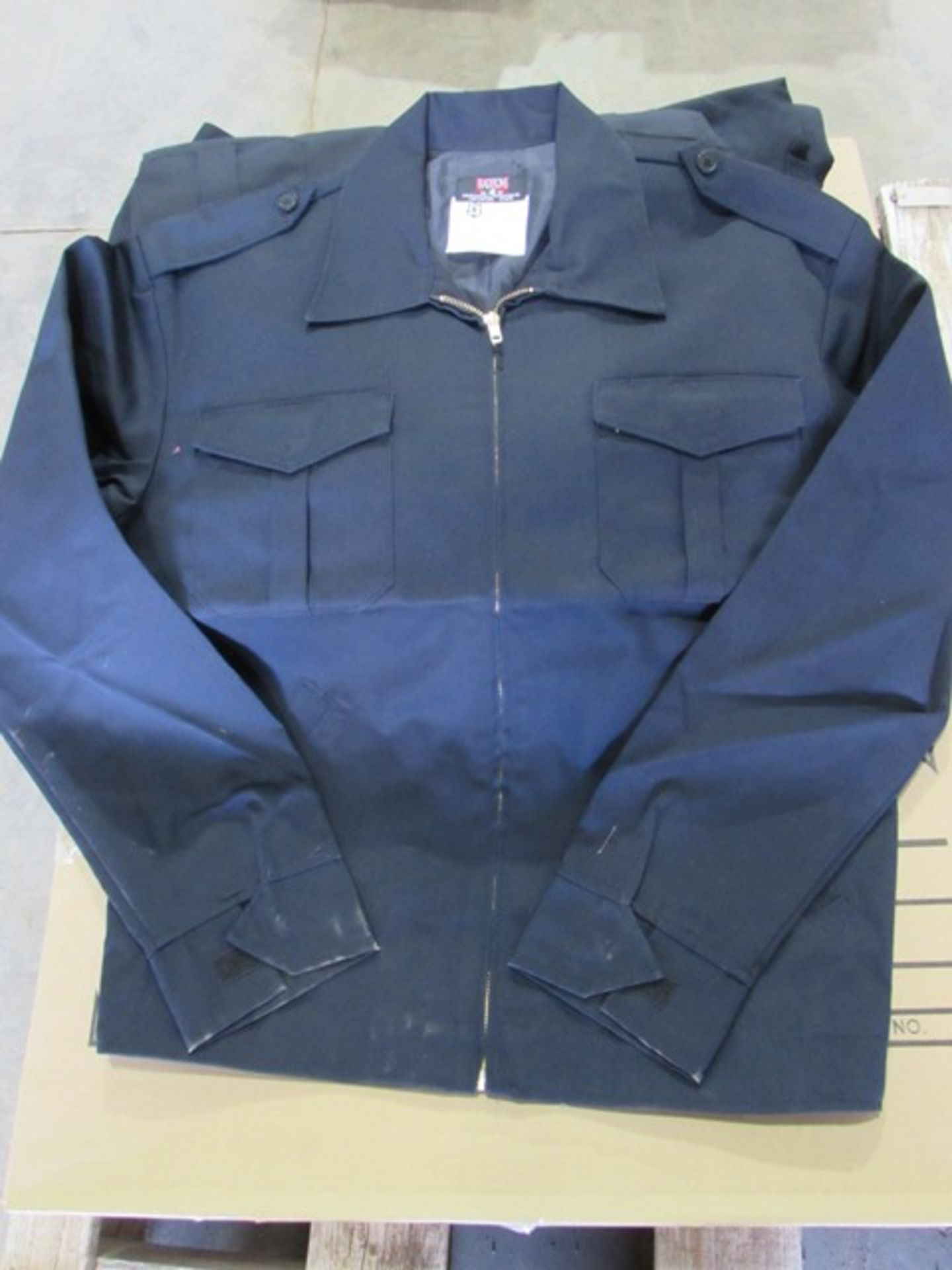Lot  brand new navy blue work jackets (approx 22 pcs)