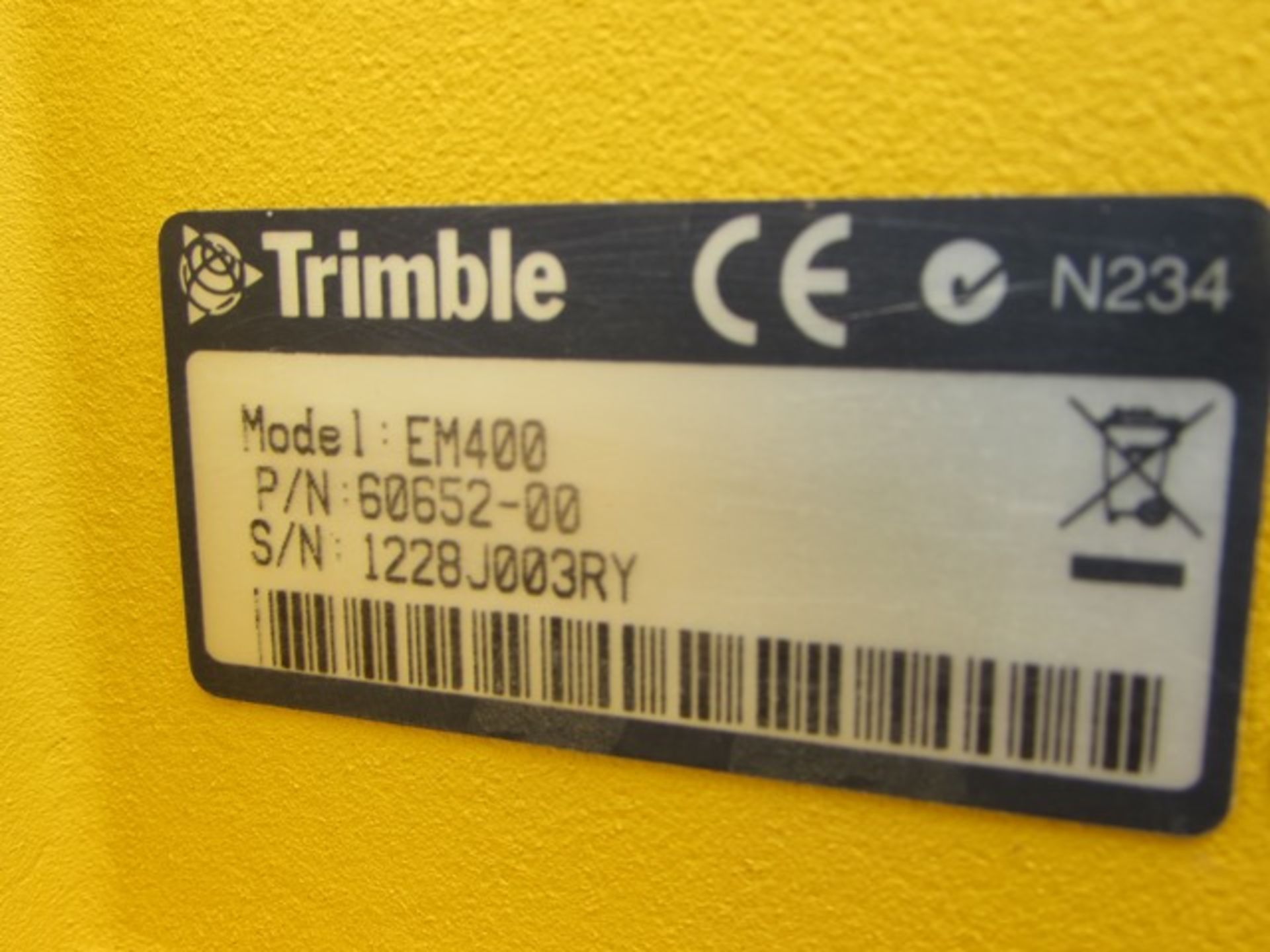 Trimble EM400 electric masts c/w cab mounted CB420 control box S/N - 1408J006RY, 1408J003RY - Image 3 of 4