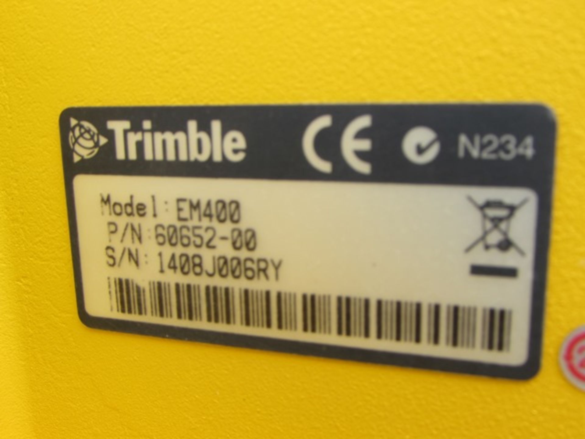 Trimble EM400 electric masts c/w cab mounted CB420 control box S/N - 1408J006RY, 1408J003RY - Image 2 of 4