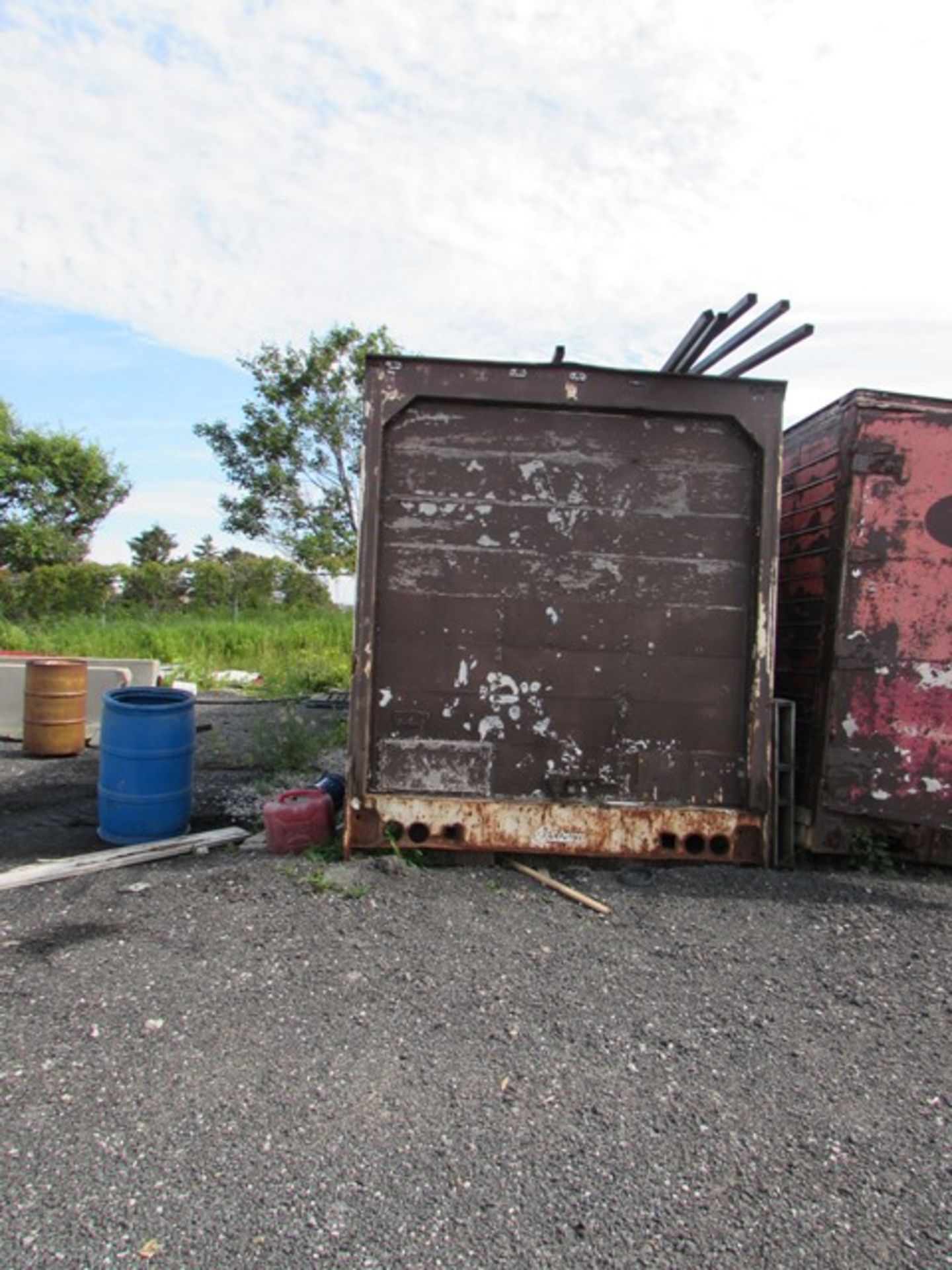 48' Storage trailer c/w roll up door