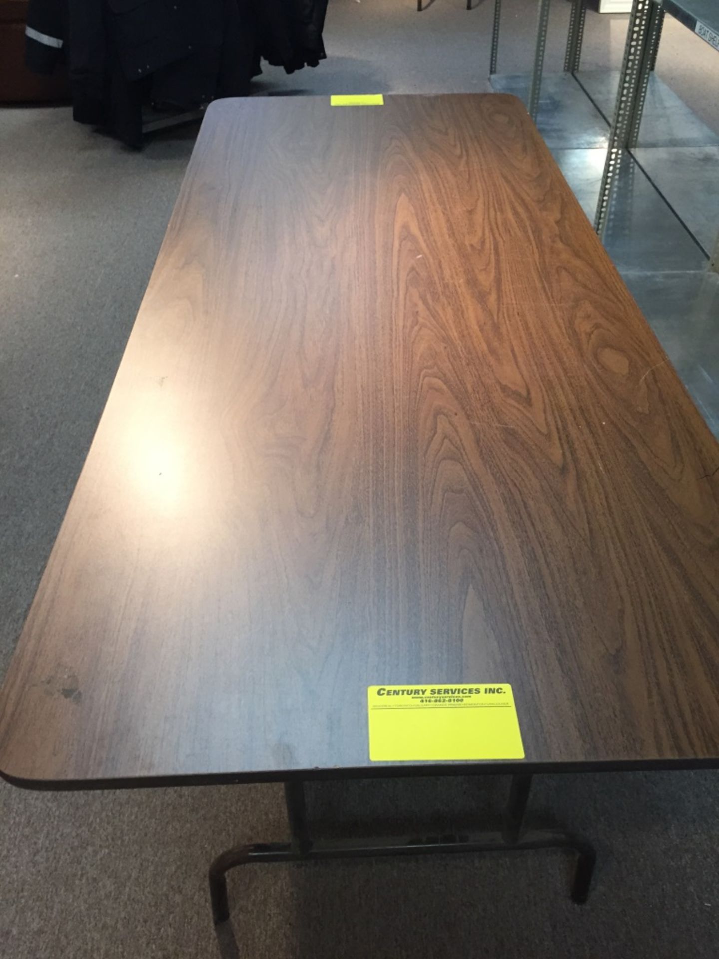 6' Brown Folding Tables