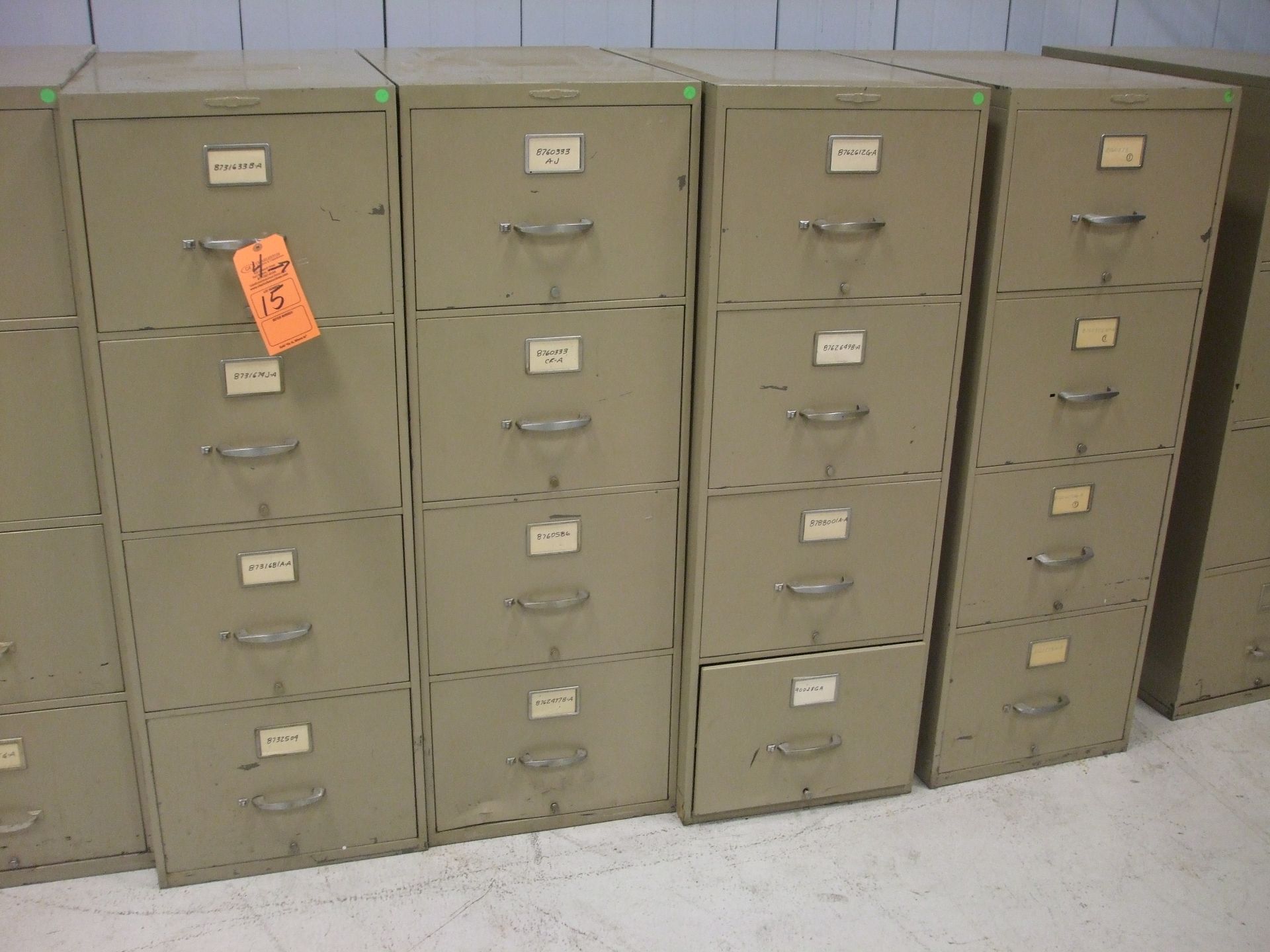 (4) FILE CABINETS