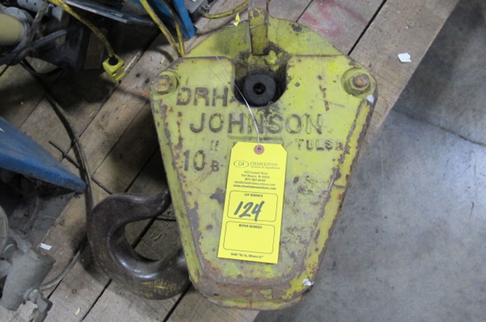 DHR JOHNSON 10"B BLOCK 7469 OH 120, Lyons, Ohio 43523 - all Gaylord plastic pallets are NOT included