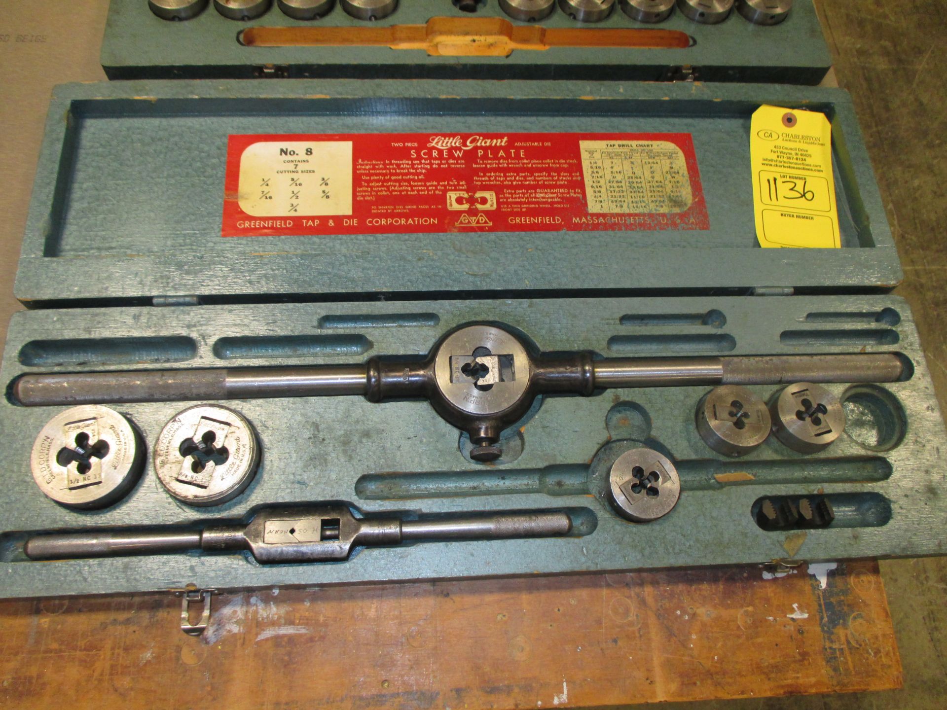 LITTLE GIANT SCREW PLATE NO. 8 1320 Production Road, Fort Wayne, IN 46808