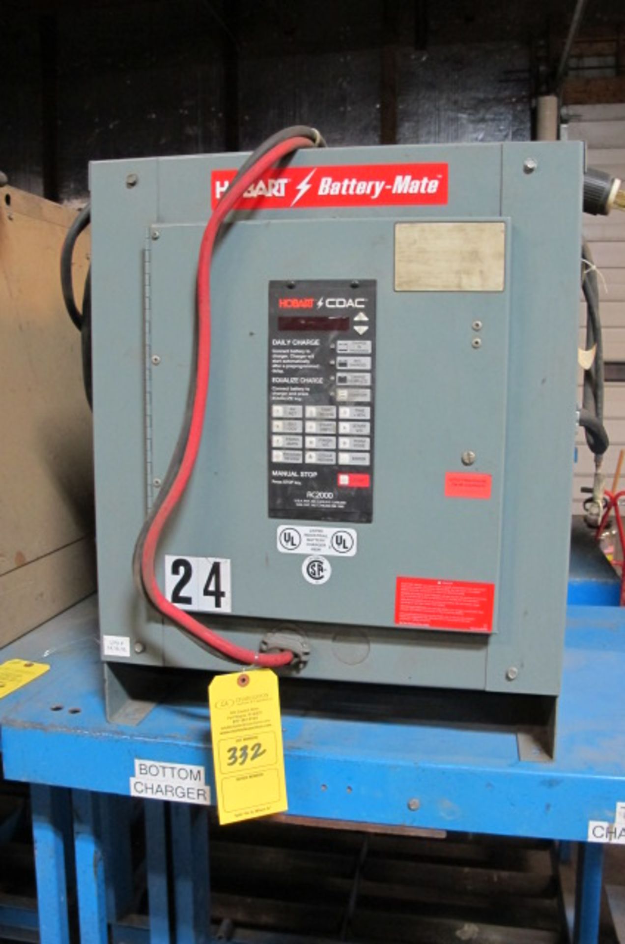 HOBART BATTERY MATE 36V 7680 OH 120, Lyons, Ohio 43523 - all Gaylord plastic pallets are NOT