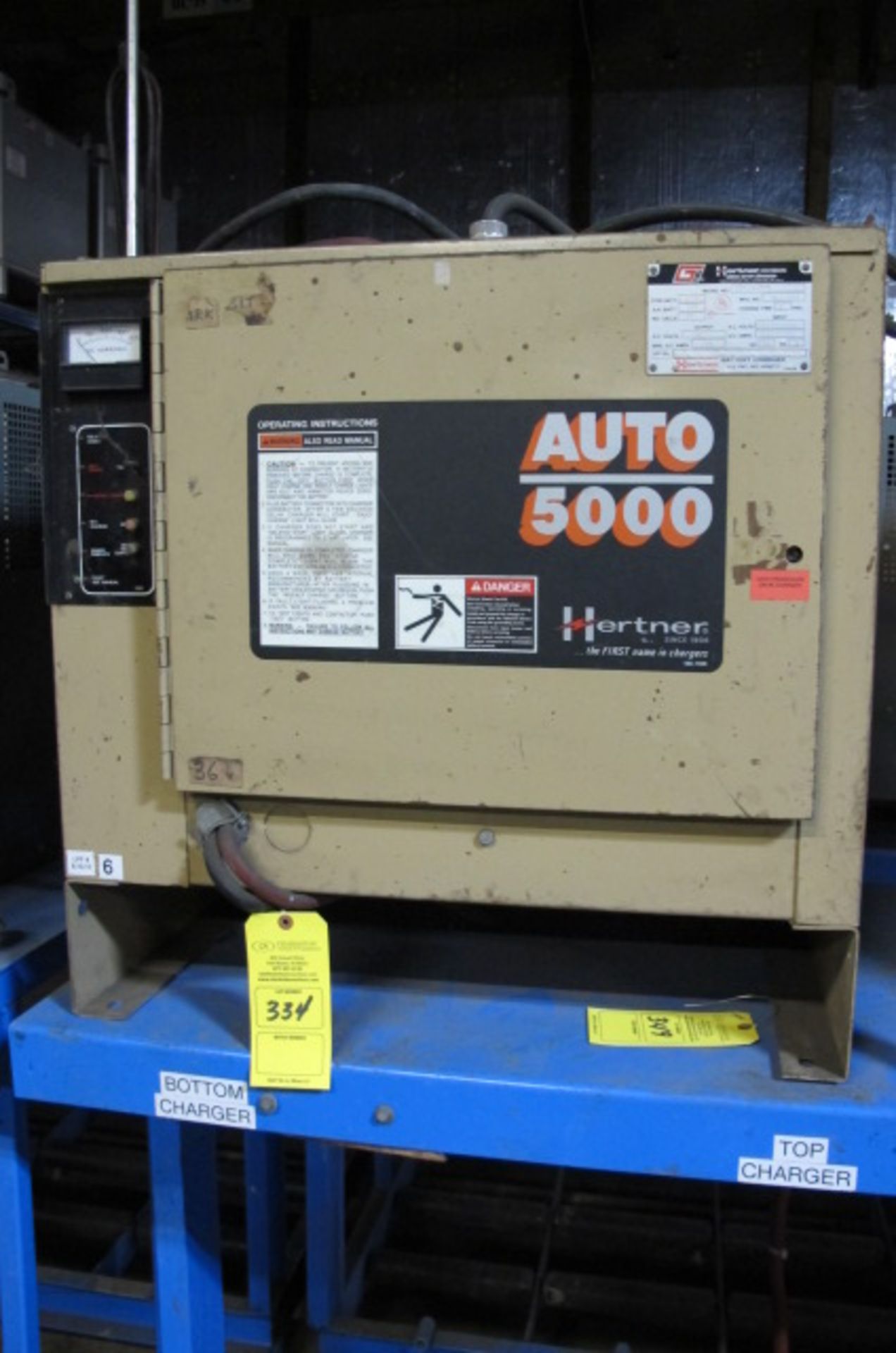 HERTNER 36V BATTERY CHARGER AUTO 501 7682 OH 120, Lyons, Ohio 43523 - all Gaylord plastic pallets