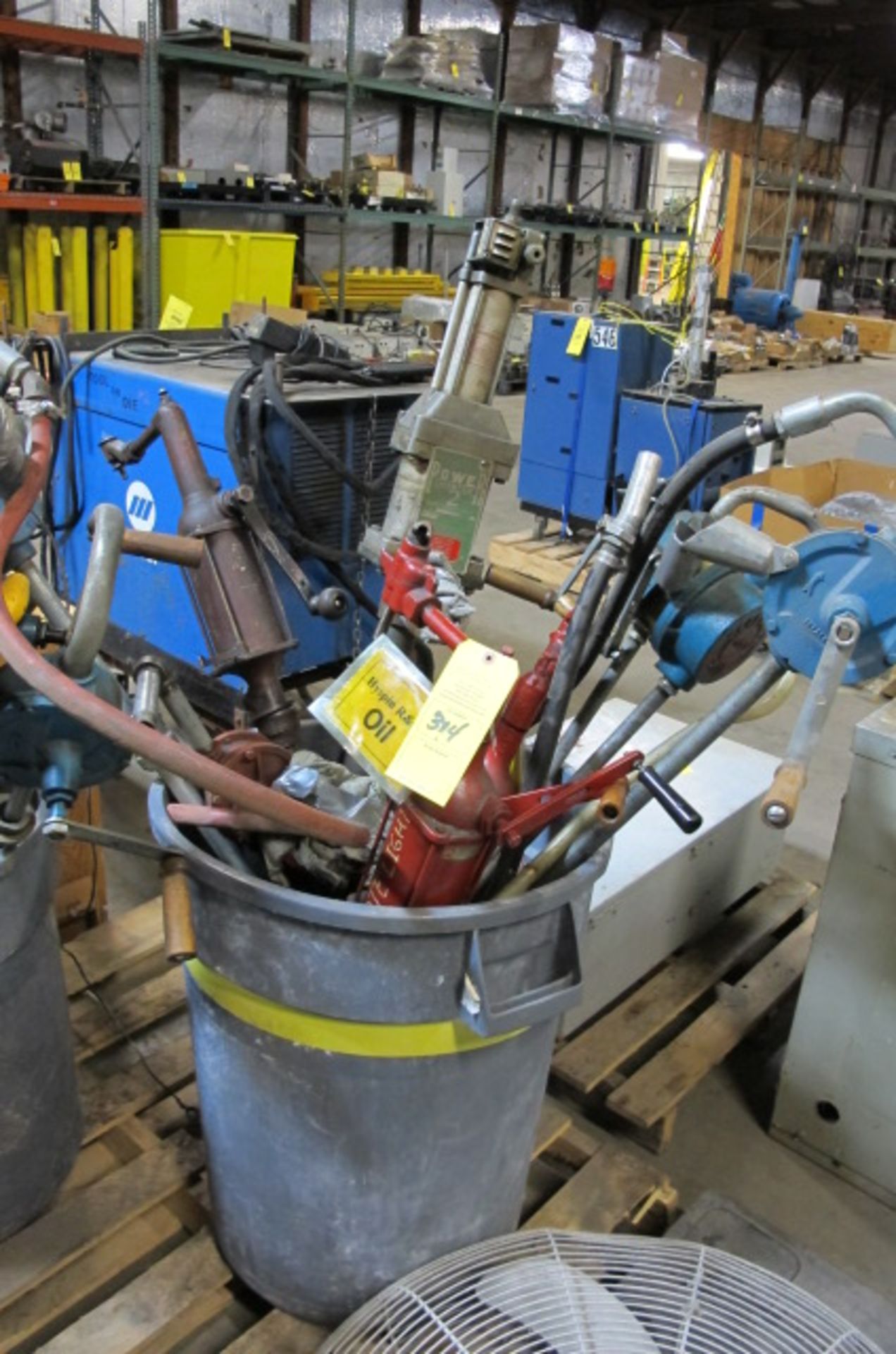 ASSORTED BARREL PUMPS 7662 OH 120, Lyons, Ohio 43523 - all Gaylord plastic pallets are NOT