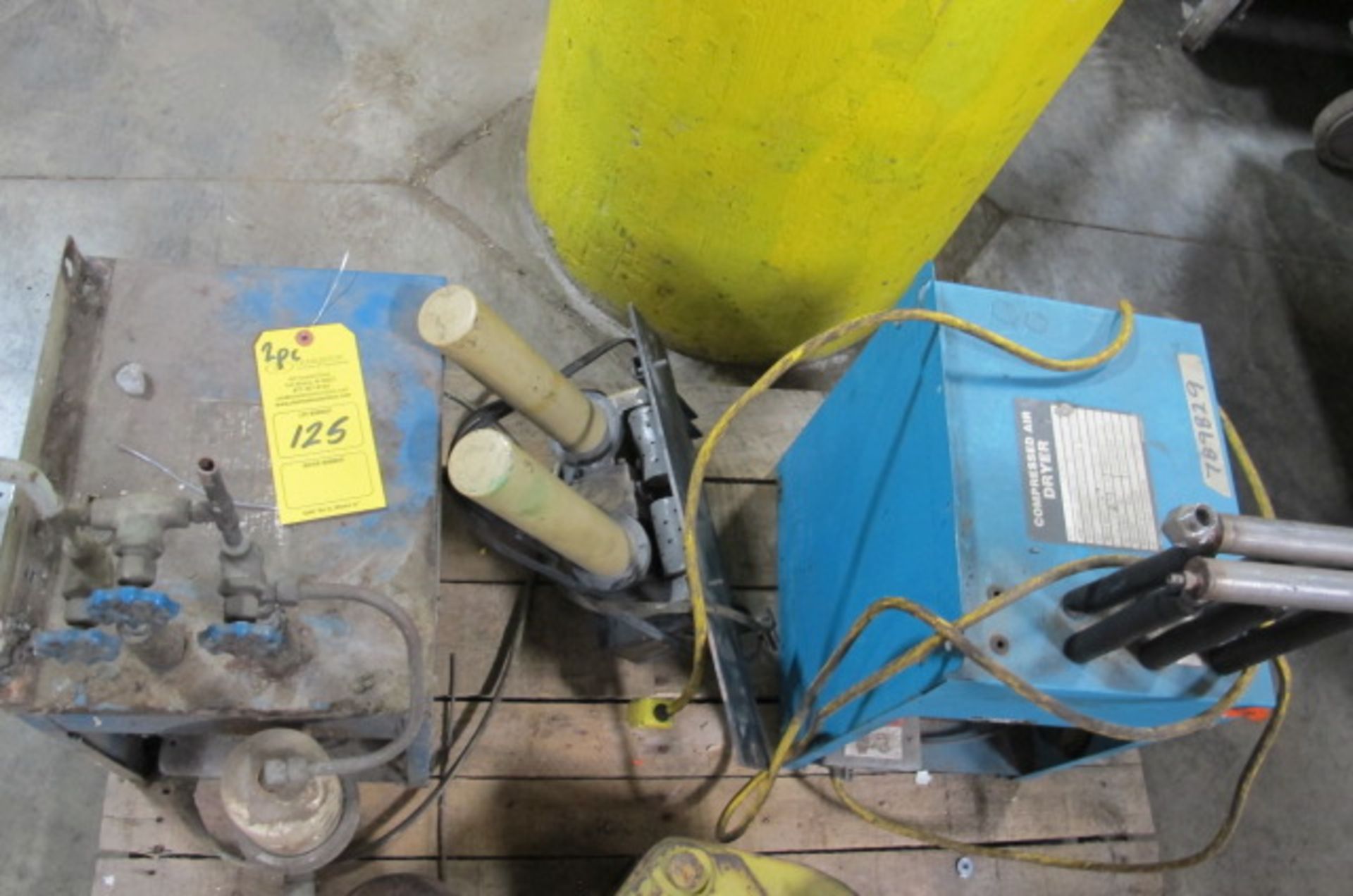 (2) COMPRESSED AIR DRYERS; M# E-30-SS 7470 OH 120, Lyons, Ohio 43523 - all Gaylord plastic pallets
