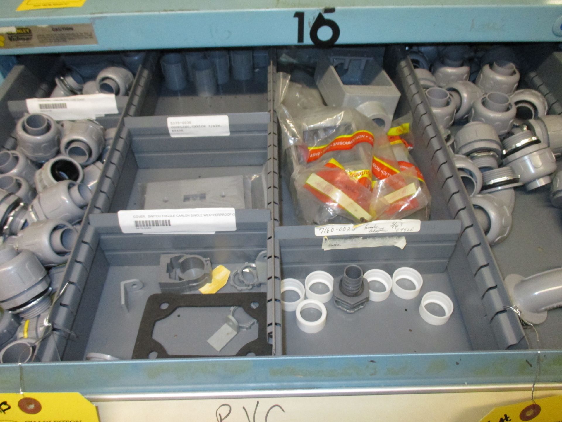 CONTENTS OF CABINET INCLUDING WIRE MOLD & VARIOUS ELECTRICAL FITTINGS 1320 Production Road, Fort