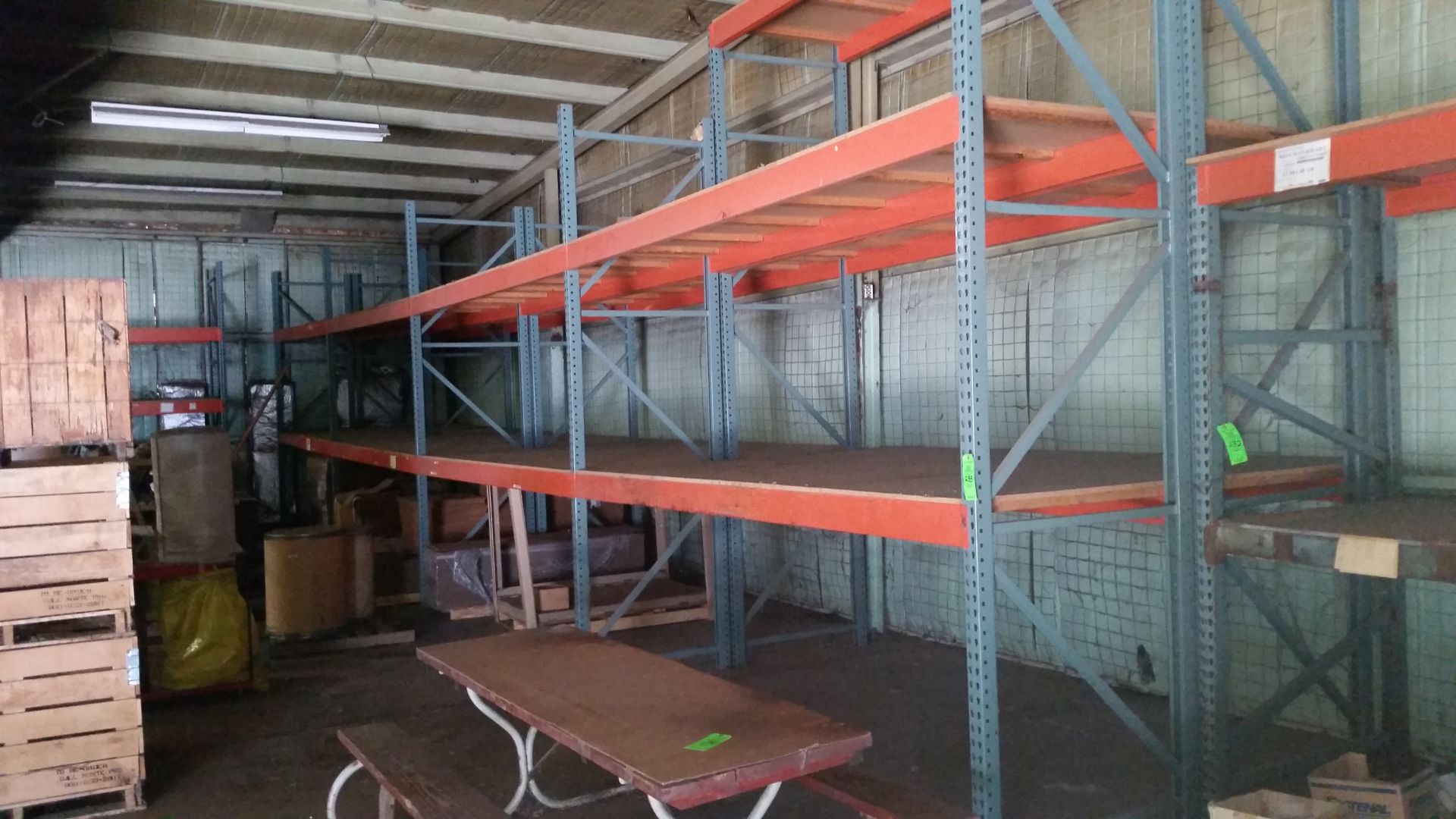 PALLET RACKING; (3) UPRIGHTS; 16' X 42" DEEP; (7) UPRIGHTS; 14' X 42" DEEP; (34) 12' CROSSBARS - Image 2 of 2