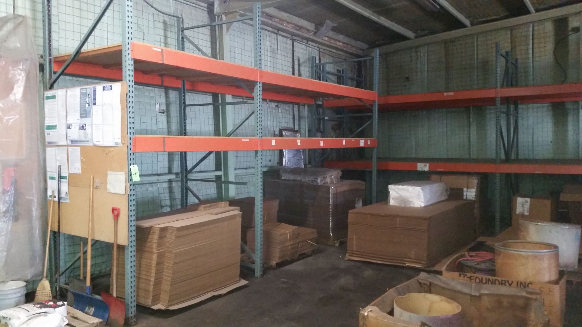 PALLET RACKING; (3) UPRIGHTS 14' X 60" DEEP; (4) 78" CROSSBARS; (4) 12' CROSSBARS - Image 2 of 2