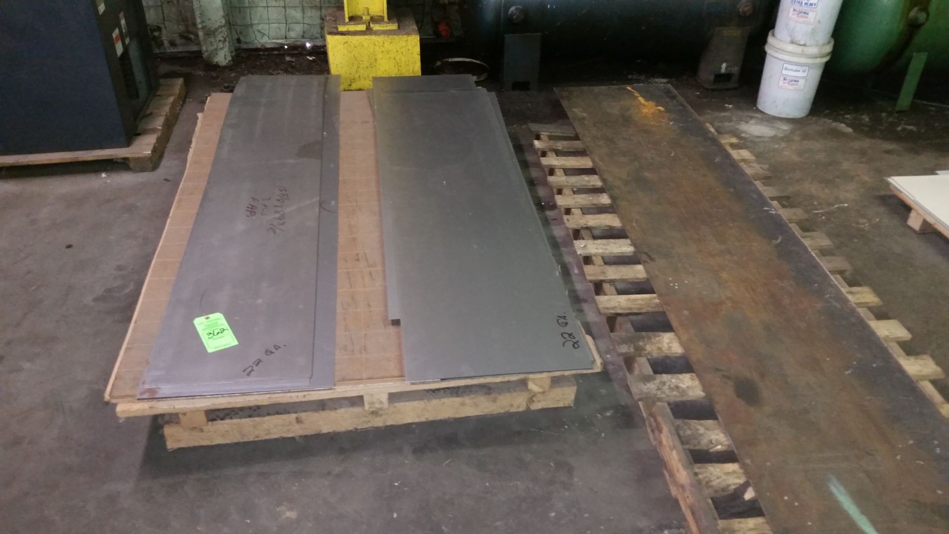 (2) PALLETS OF SHEET METAL