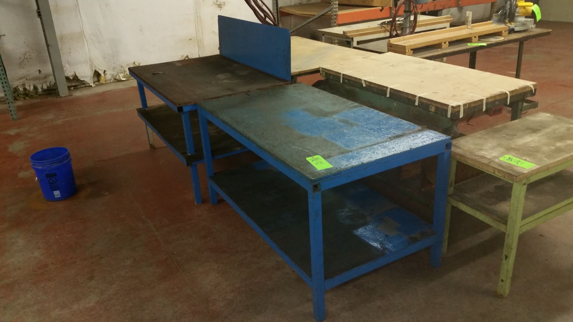 (2) WORK BENCHES/TABLES