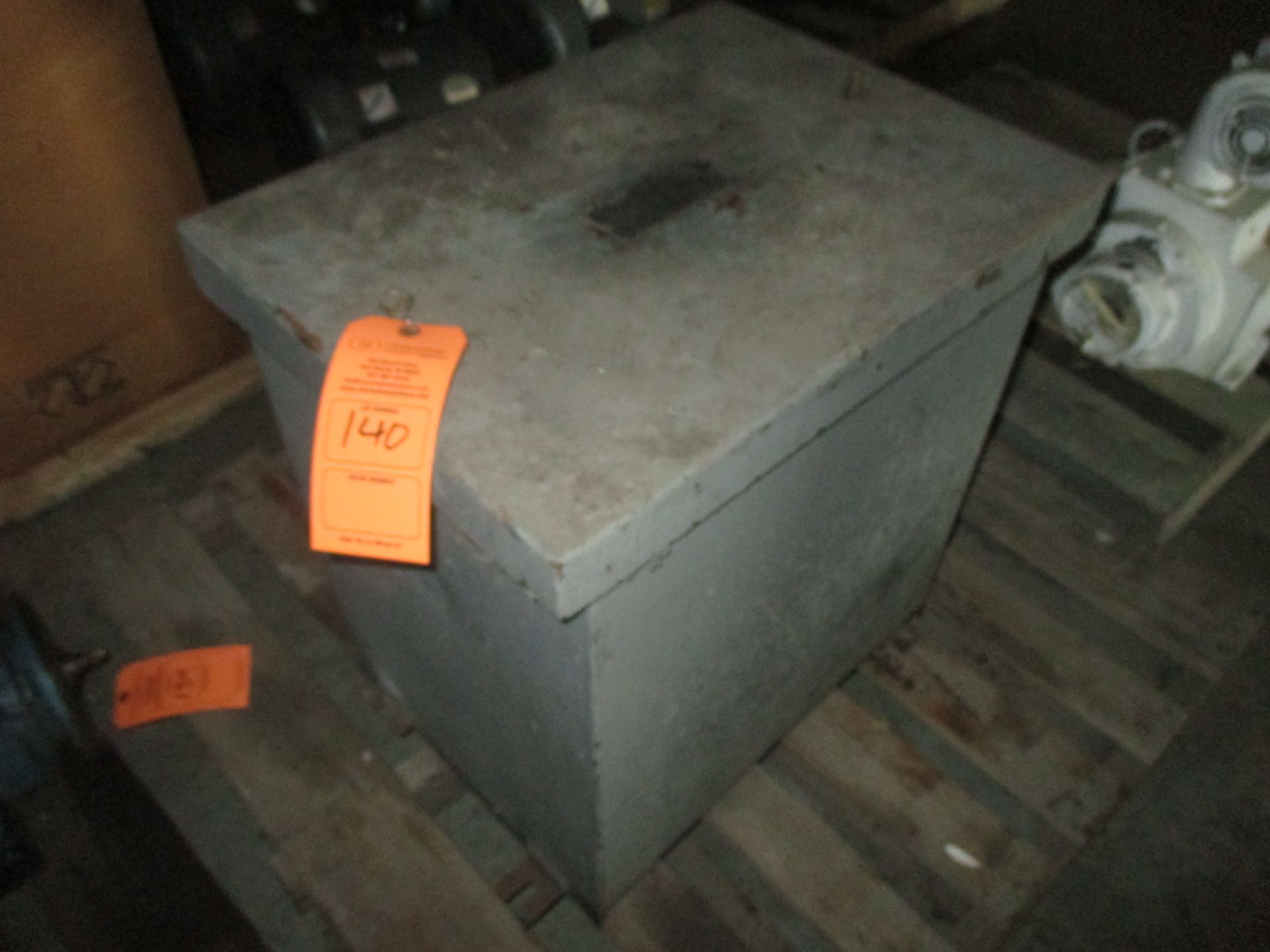 RELIANCE ELECTRIC THREE PHASE TRANSFORMER; 27 KVA; PART# 77561.19FB(LOCATED AT 7939 BOWLING GREEN