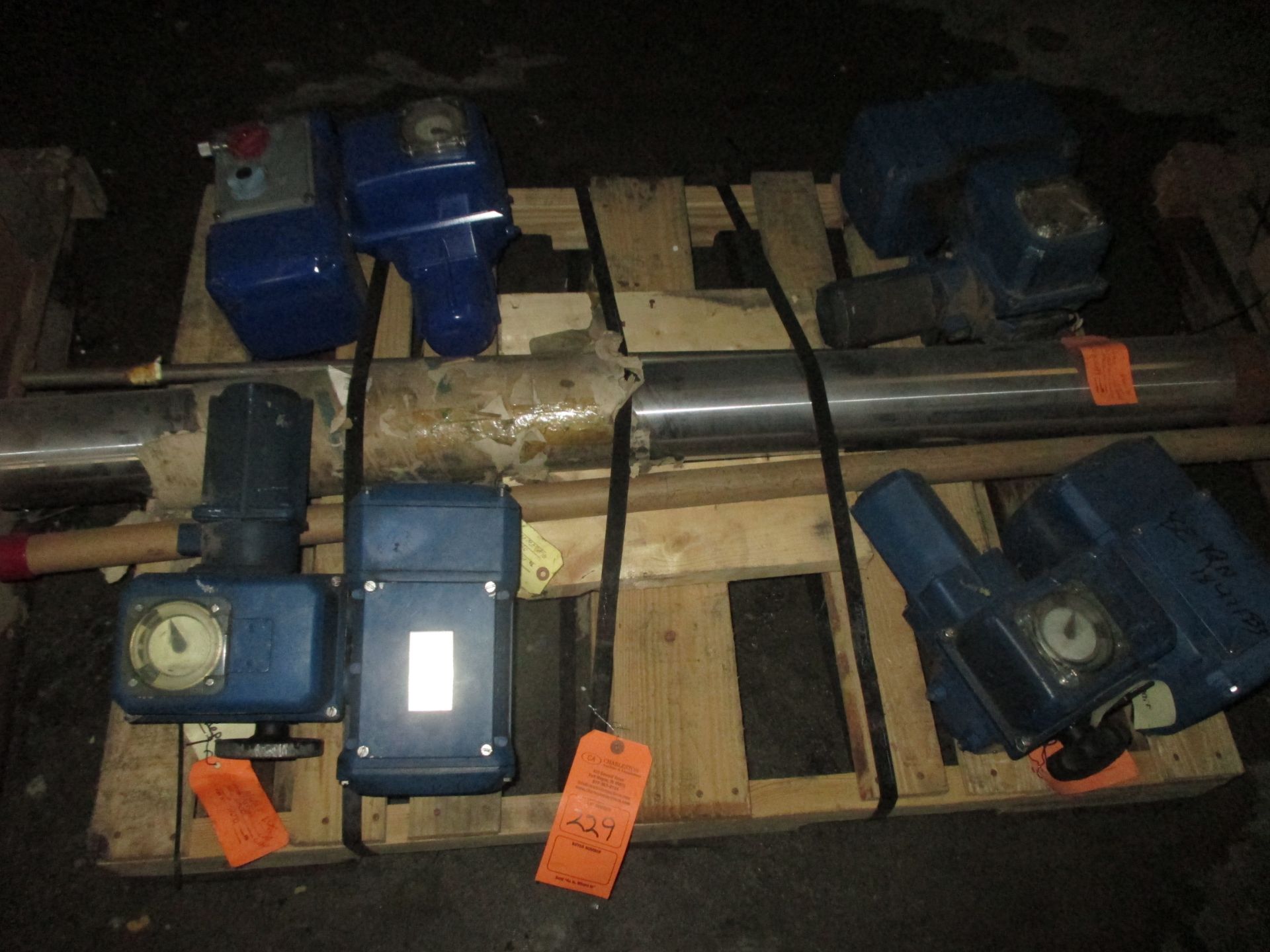 PALLET OF BERNARD CONTROLS LB SERIES ELECTRIC ACTUATORS(LOCATED AT 7939 BOWLING GREEN RD,