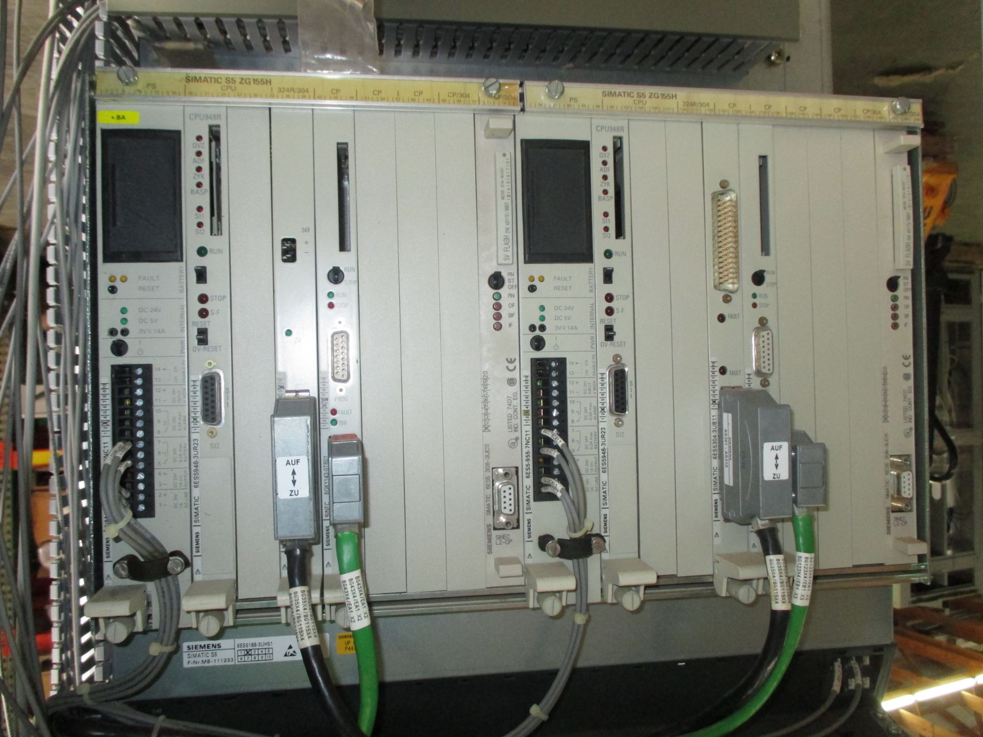 CONTROL CABINET W/ VARIOUS CONTROLS INCLUDING SIEMENS SIMATIC GES5-308-3UC11; SIEMENS - Image 2 of 3