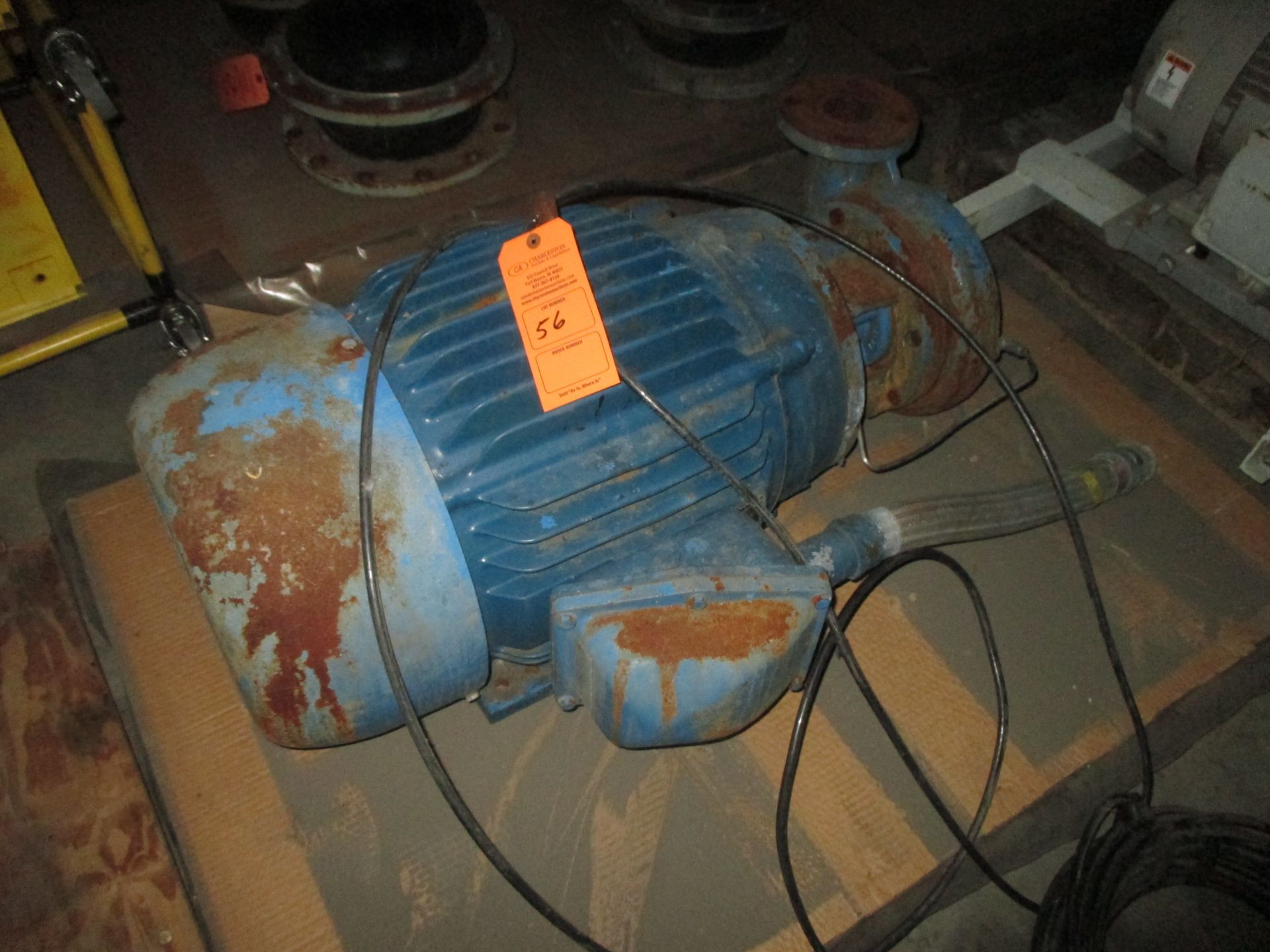 AURORA PUMP; M# 98-12531-1; 2.5 X 3 X 9; 3500 RPM W/ 40 HP ELECTRIC MOTOR(LOCATED AT 7939 BOWLING