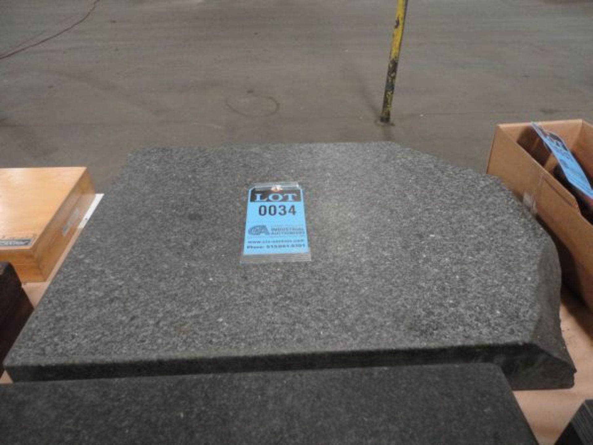 18" X 24" X 3" THICK TRU-STONE BLACK GRANITE SURFACE PLATE