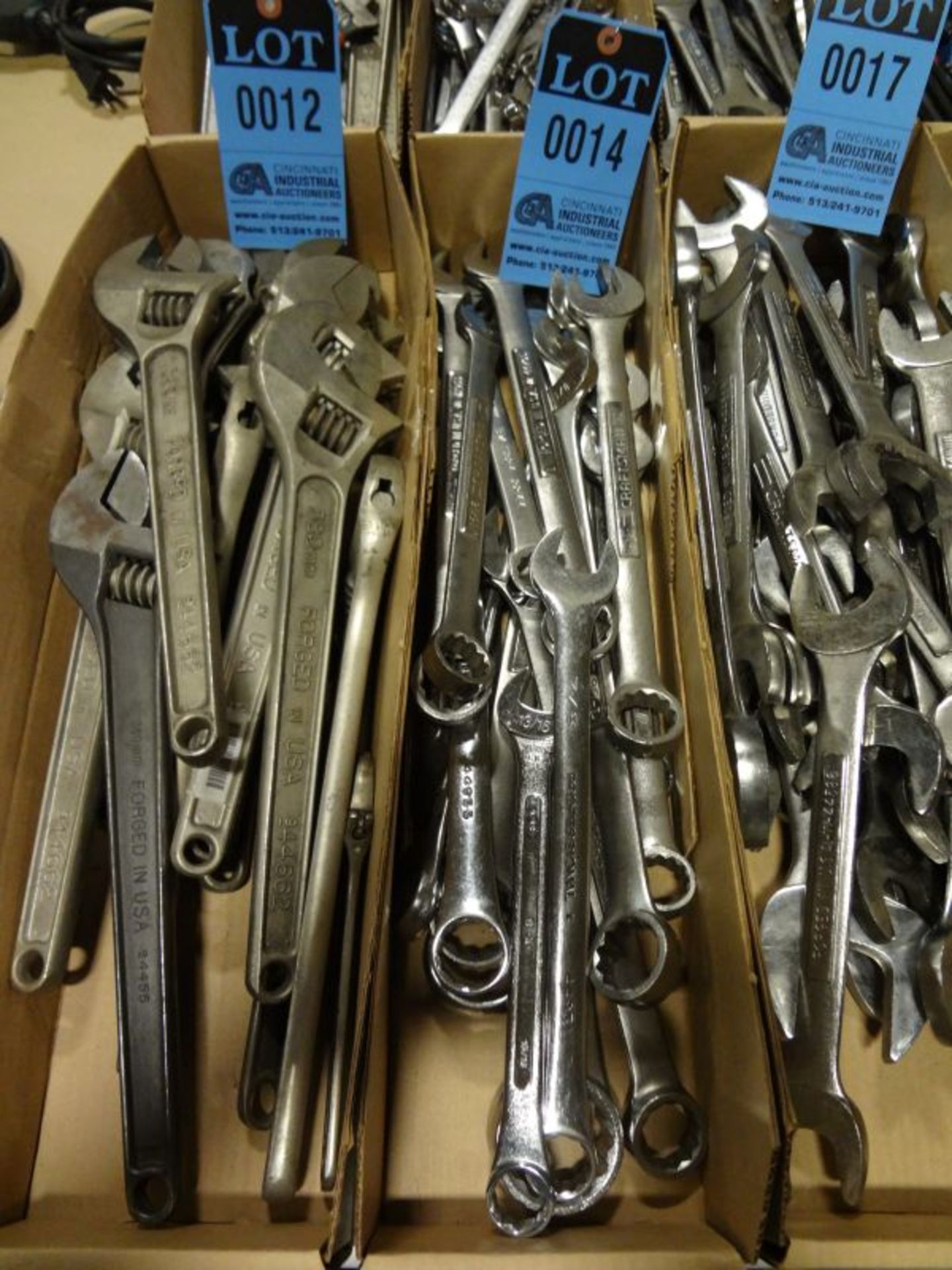 (LOT) COMBINATION WRENCHES