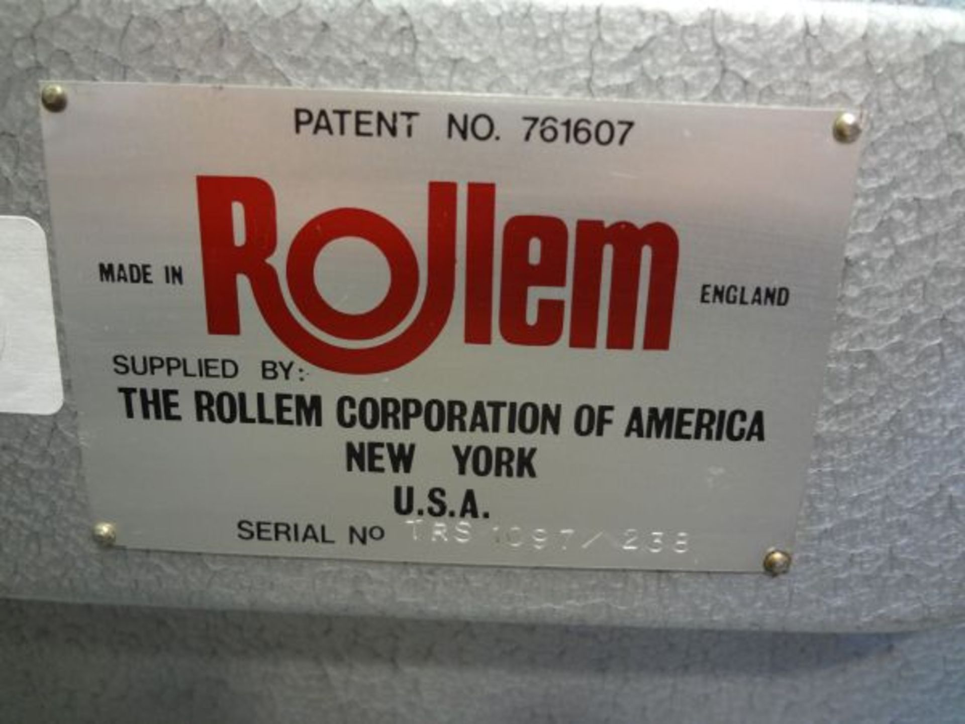 30" ROLLEM MODEL TR30 PERF / SCORE / CREASE / SLIT MACHINE; S/N 405 - Image 3 of 8