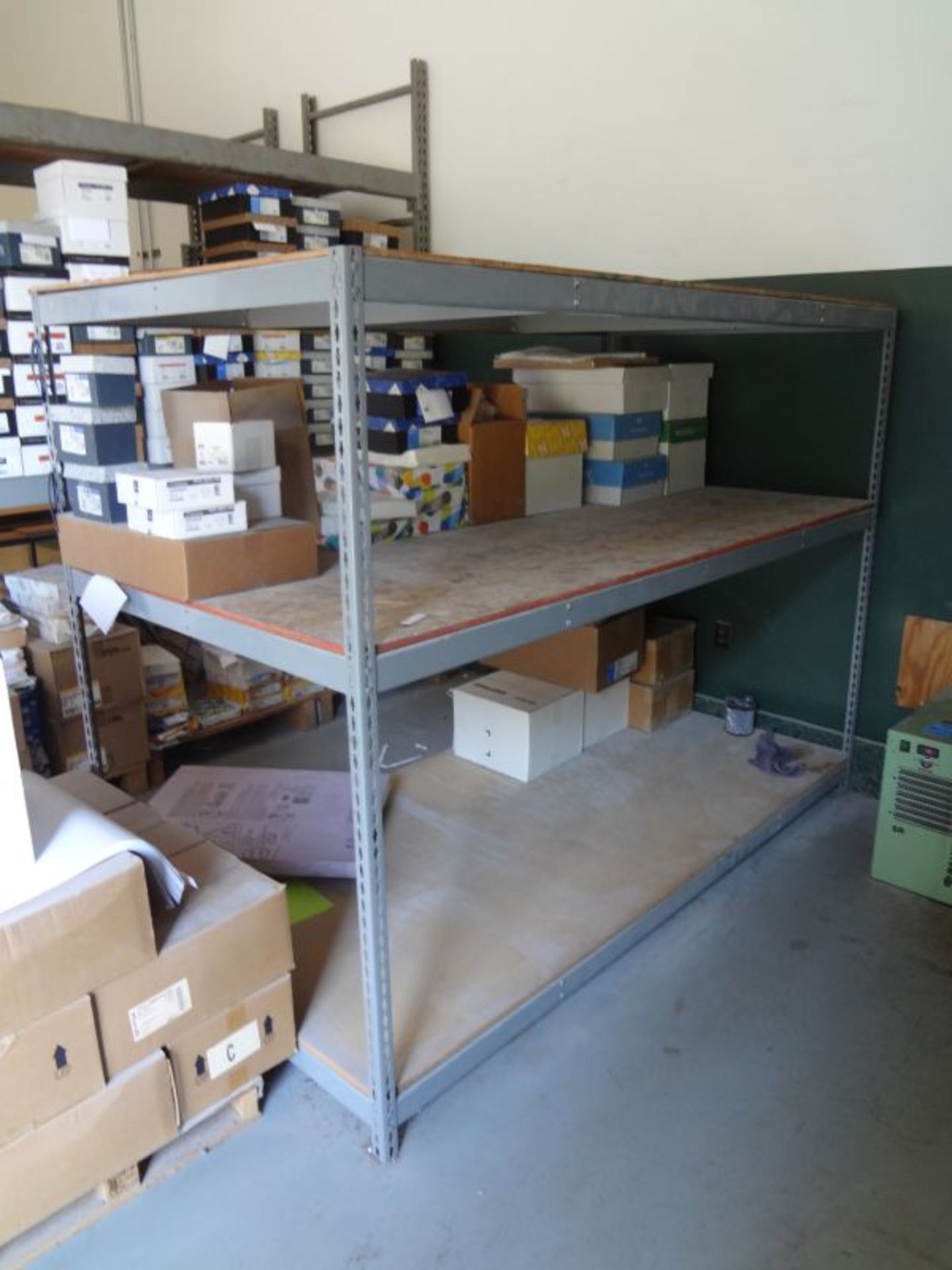 SECTION 38" WIDE X 96" LONG X 72" HIGH HD STEEL RACK